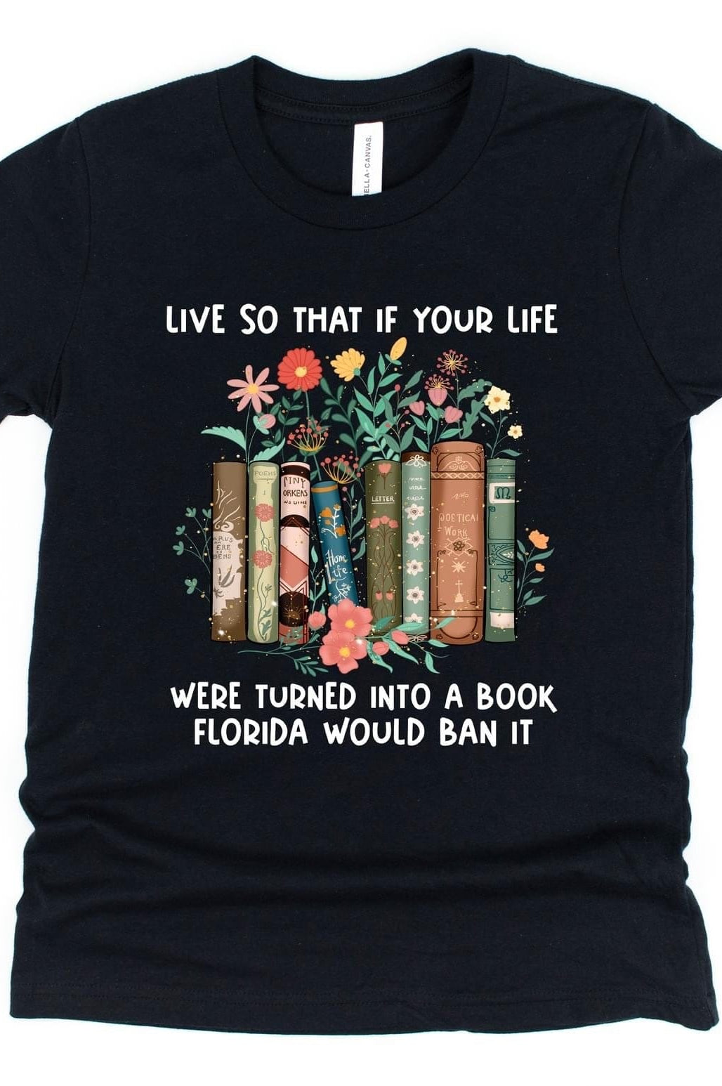 Live Your Life Graphic T-Graphic T-Stay Foxy Boutique, Florissant, Missouri