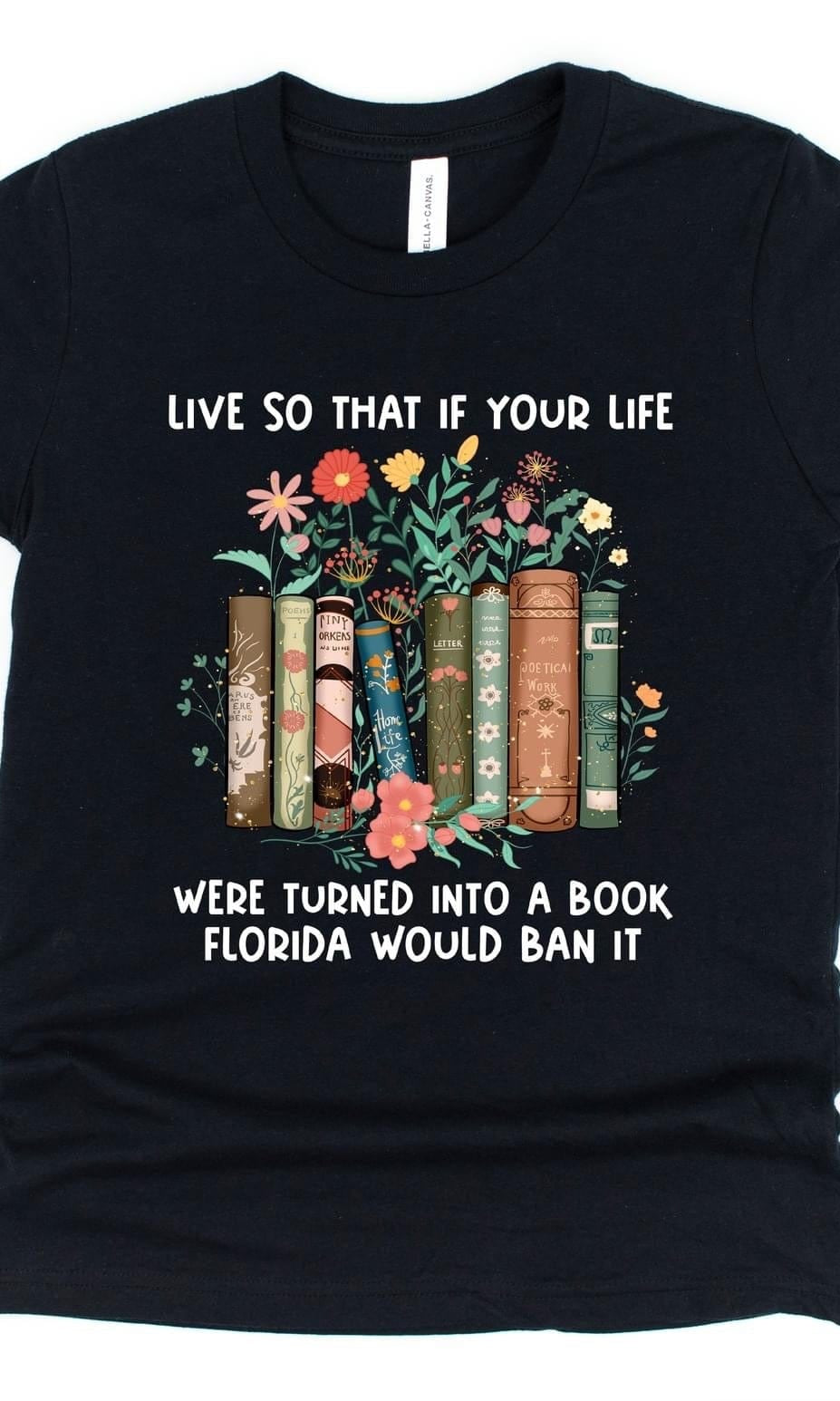 Live Your Life Graphic T-Graphic T-Stay Foxy Boutique, Florissant, Missouri