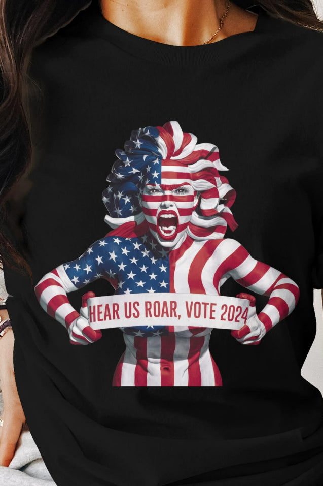 Hear Us Roar Graphic T shirt-Graphic T-Stay Foxy Boutique, Florissant, Missouri