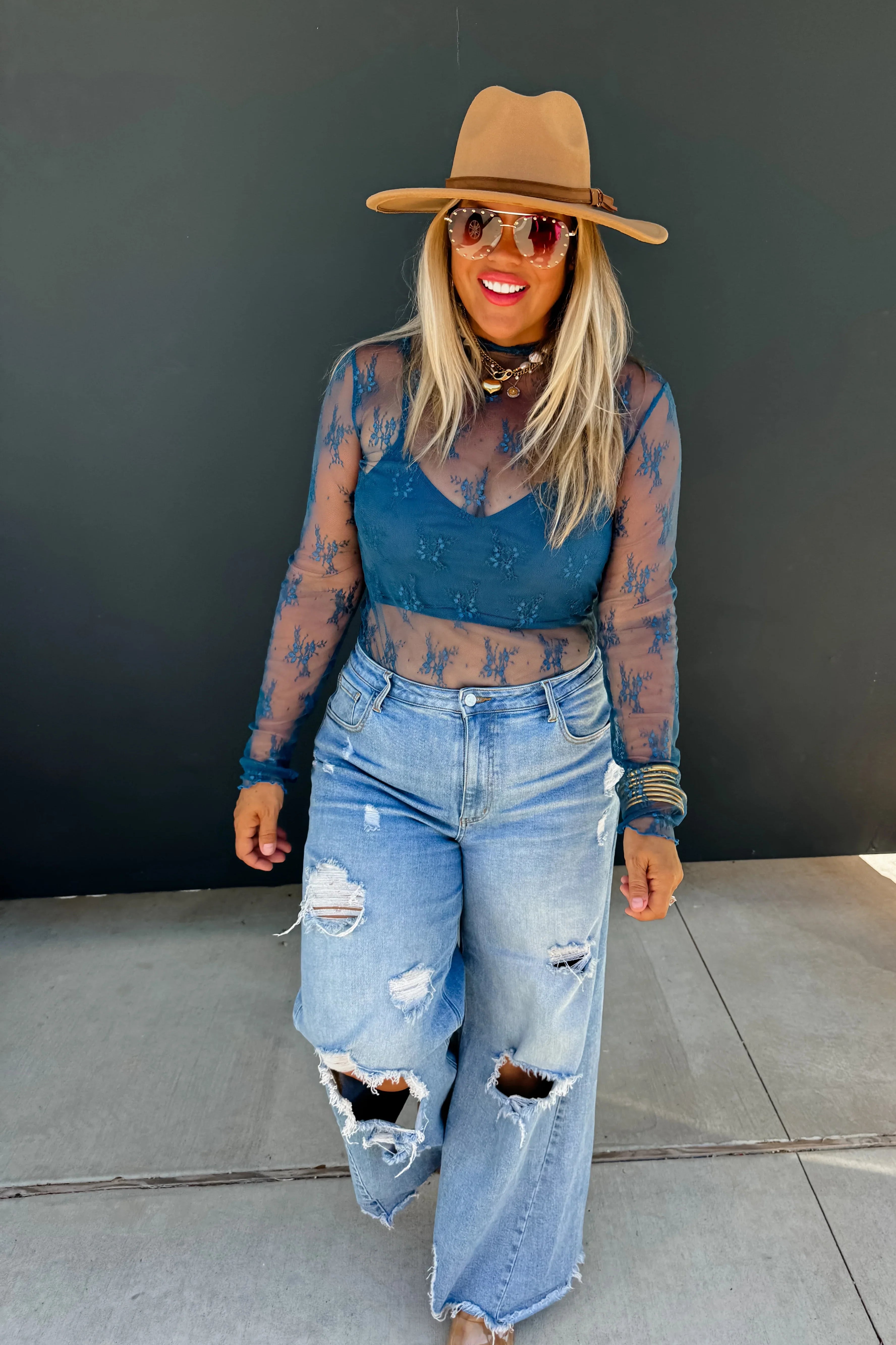 PREORDER: Roxy Lace Top in Six Colors-Womens-Stay Foxy Boutique, Florissant, Missouri