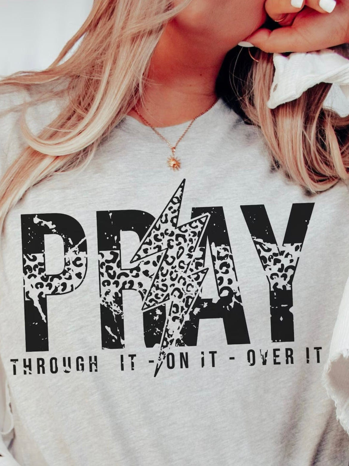 Pray Graphic T-Graphic T-Stay Foxy Boutique, Florissant, Missouri