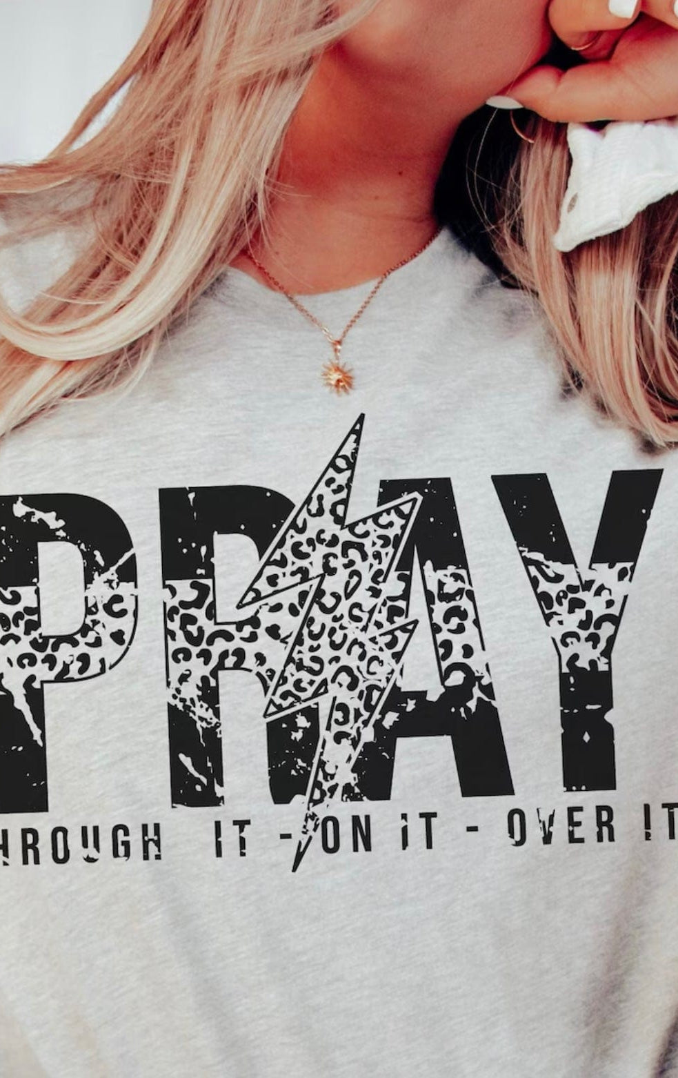 Pray Graphic T-Graphic T-Stay Foxy Boutique, Florissant, Missouri