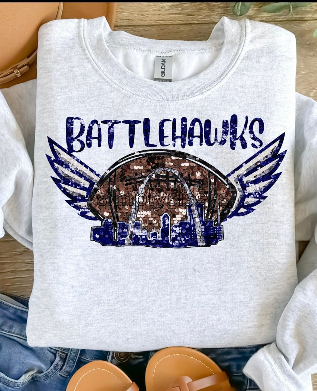 Hawks Graphic T-Graphic T-Stay Foxy Boutique, Florissant, Missouri