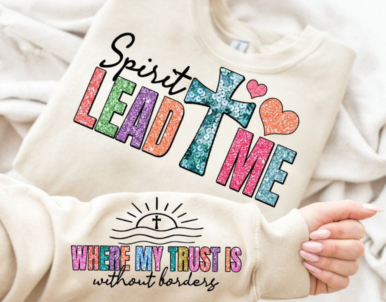 Spirit Lead Me Graphic T-Graphic T-Stay Foxy Boutique, Florissant, Missouri