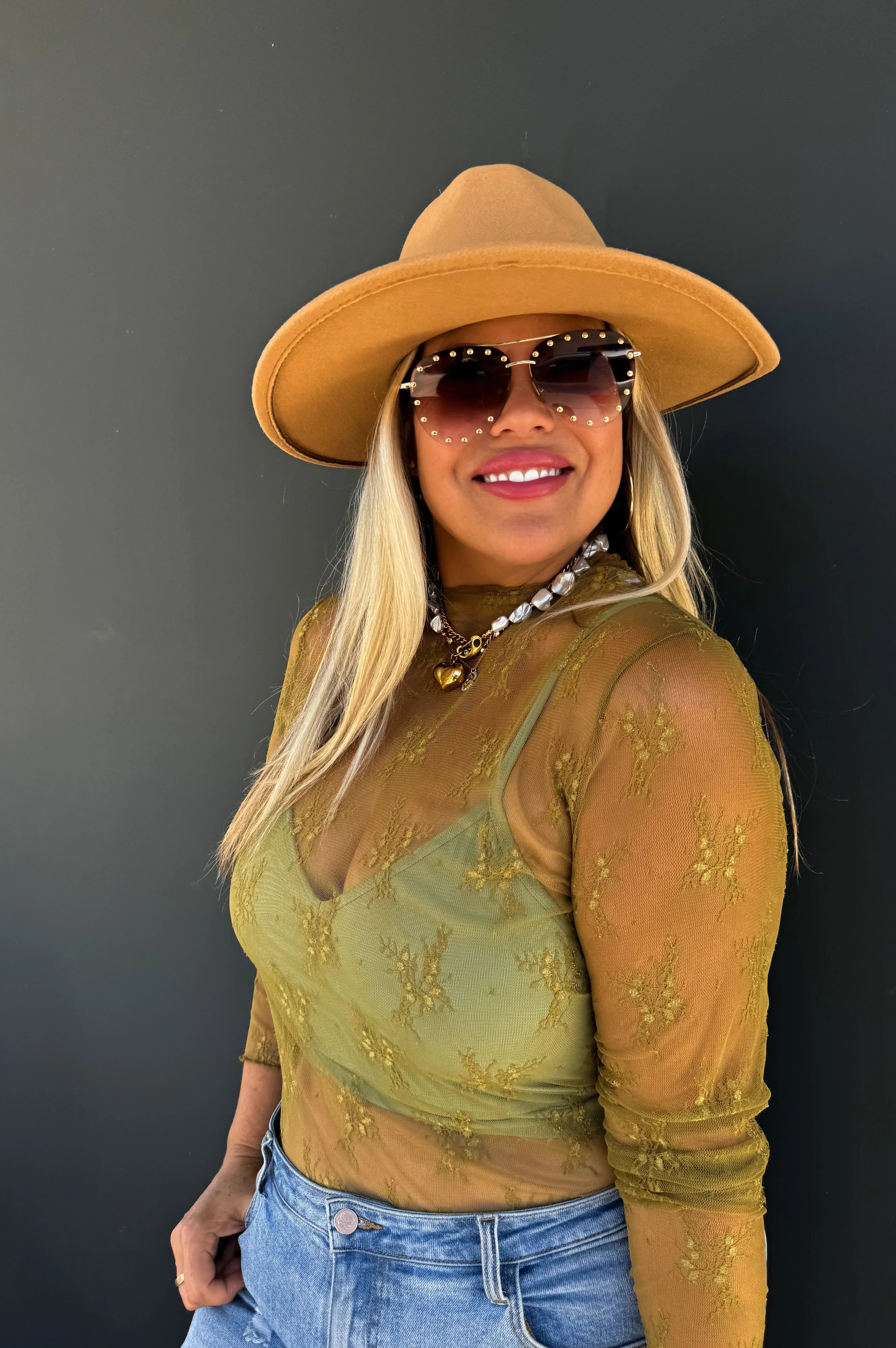 PREORDER: Roxy Lace Top in Six Colors-Womens-Stay Foxy Boutique, Florissant, Missouri