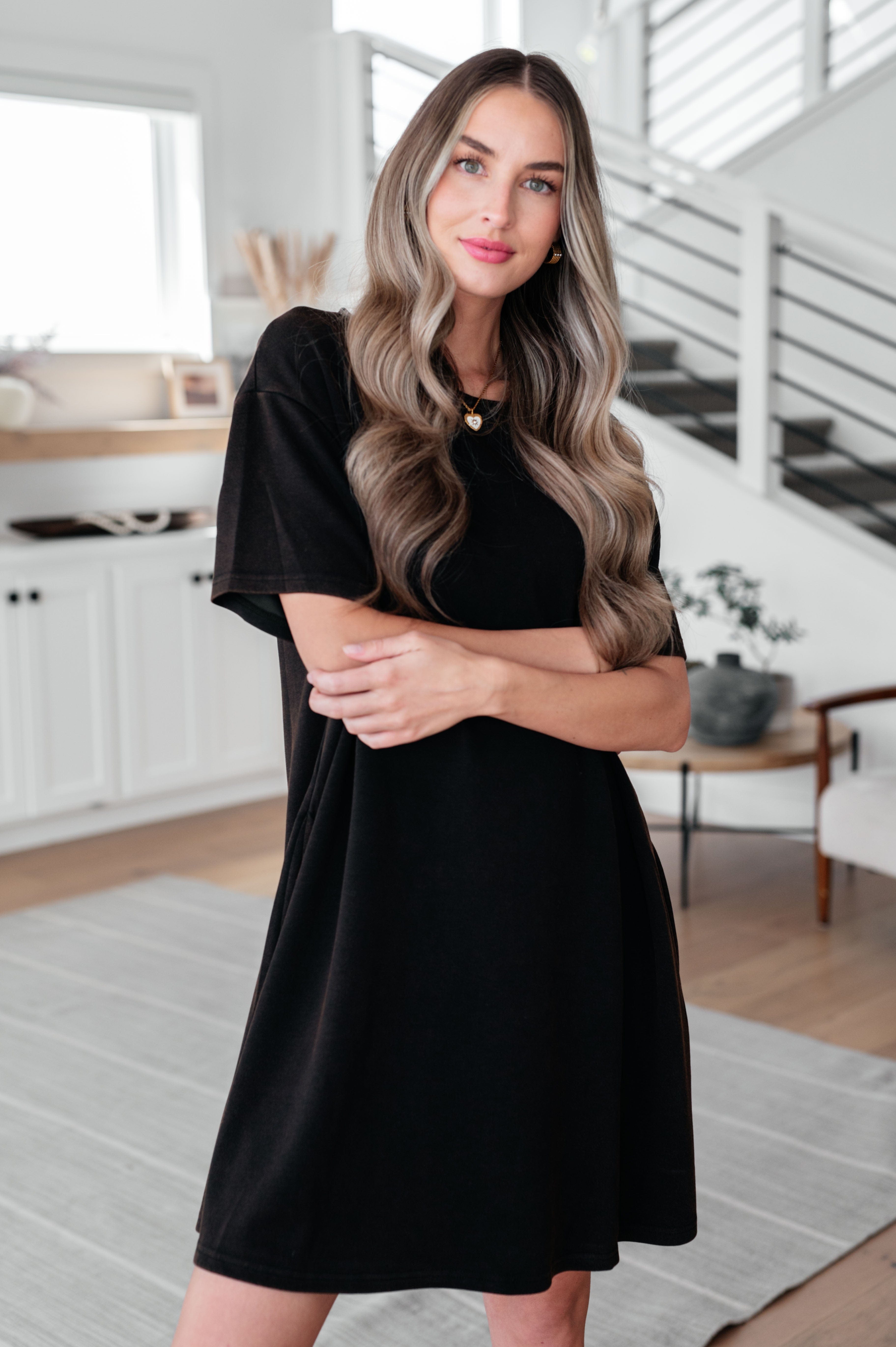 Farewell Mineral Wash Dress-Dresses-Stay Foxy Boutique, Florissant, Missouri