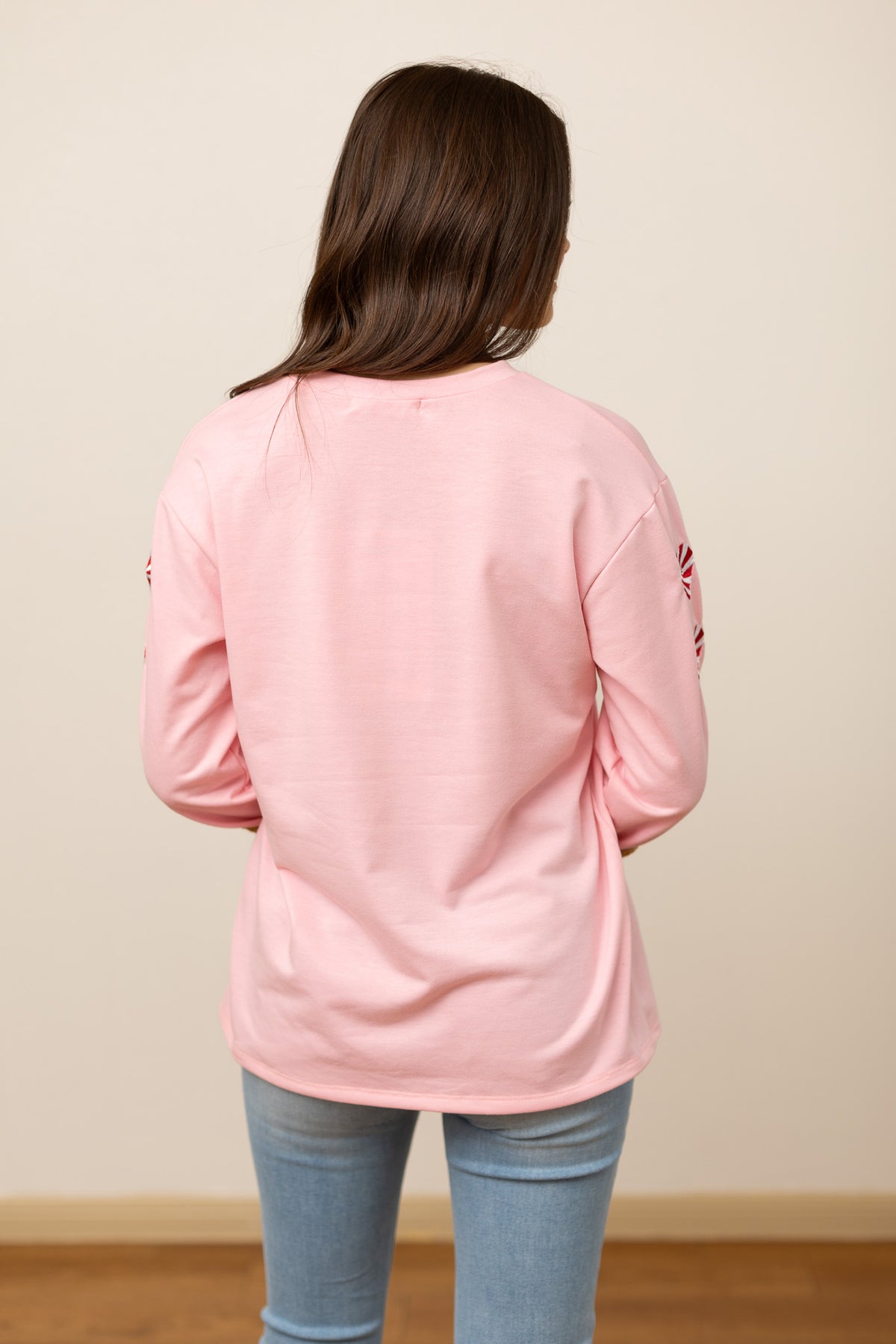 Feelin Festive Pink Sweater-Womens-Stay Foxy Boutique, Florissant, Missouri