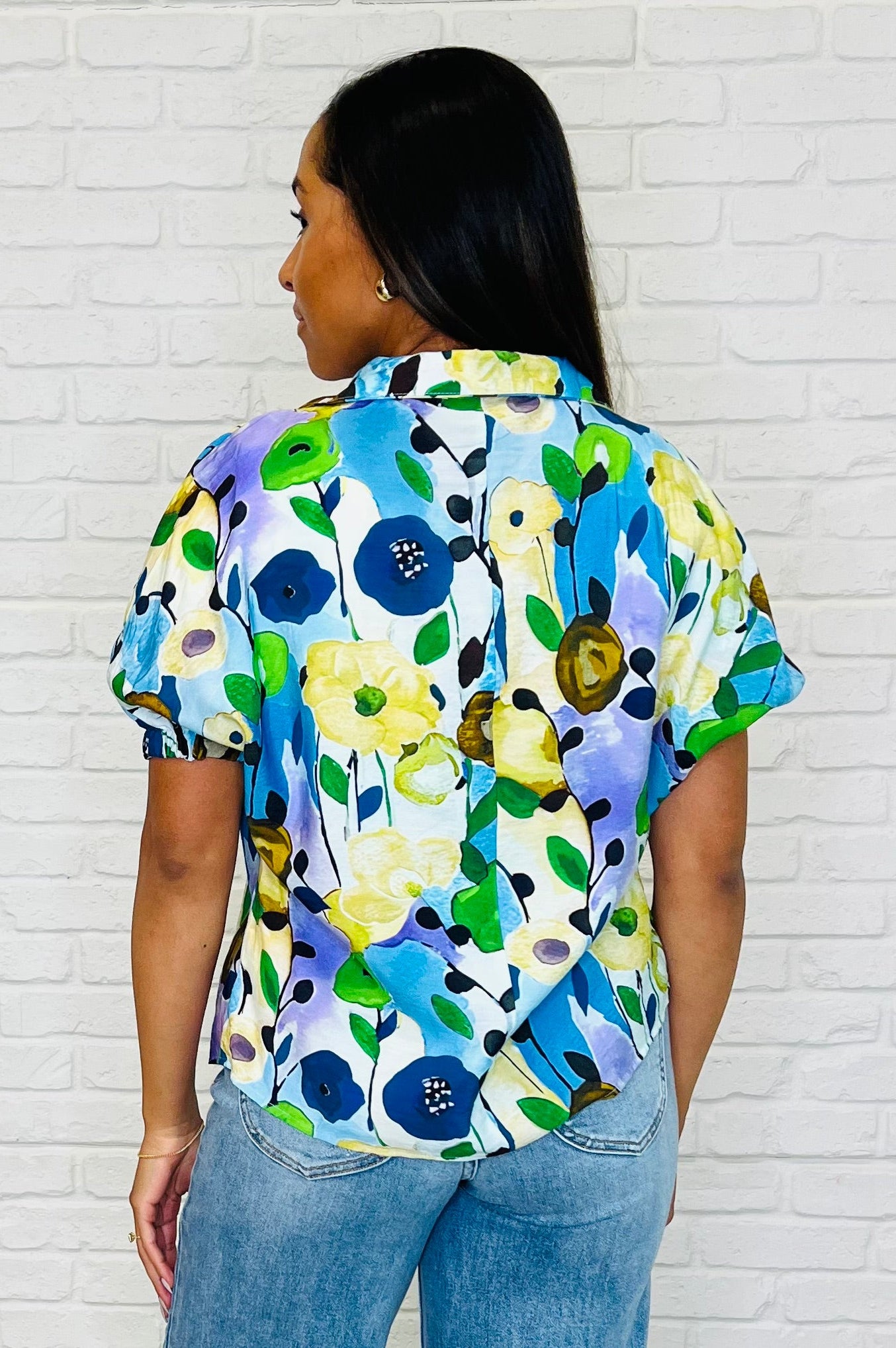 Fielding Questions Floral Top-Womens-Stay Foxy Boutique, Florissant, Missouri