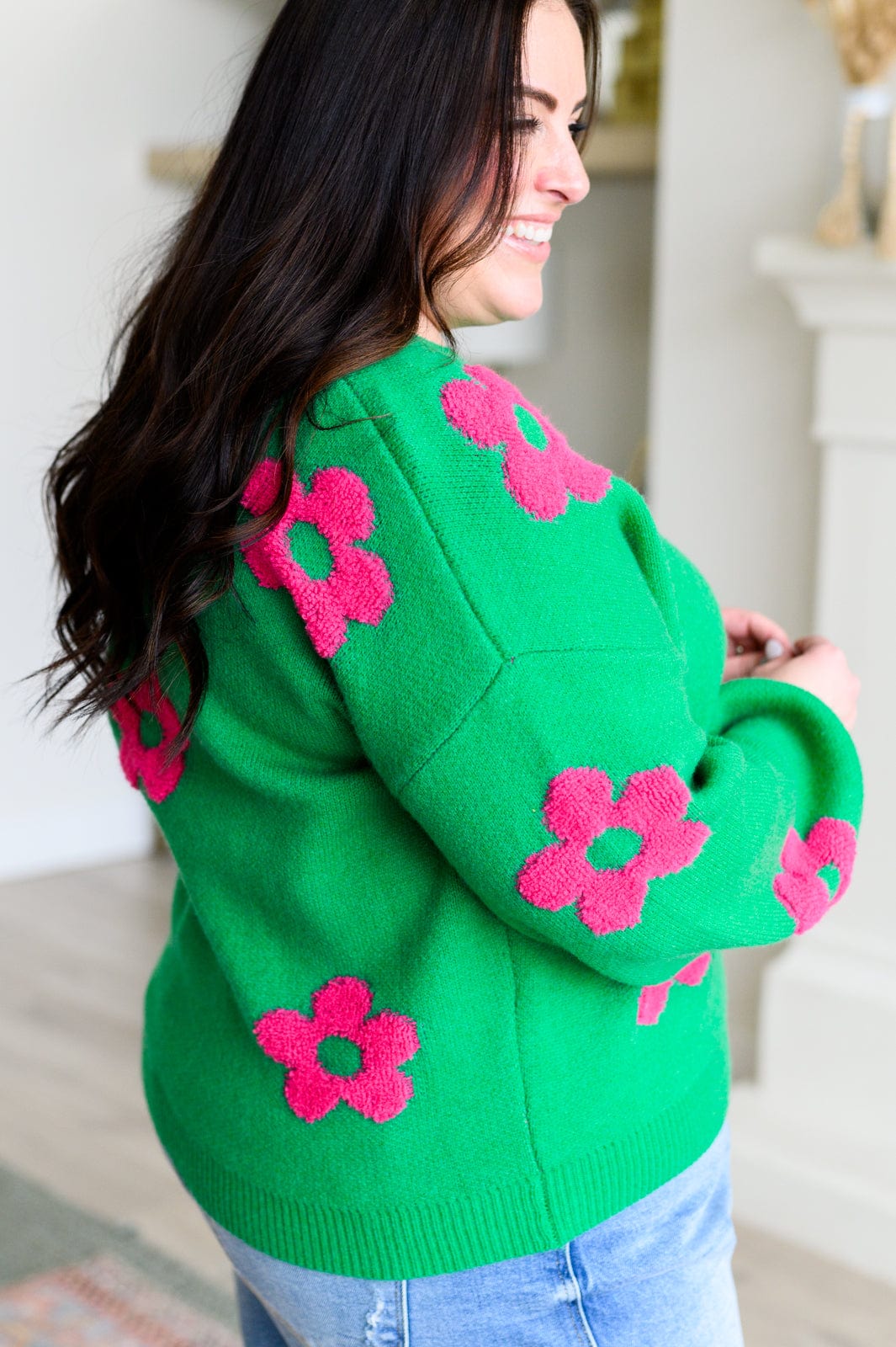 Follow Your Heart Drop Shoulder Sweater-Tops-Stay Foxy Boutique, Florissant, Missouri