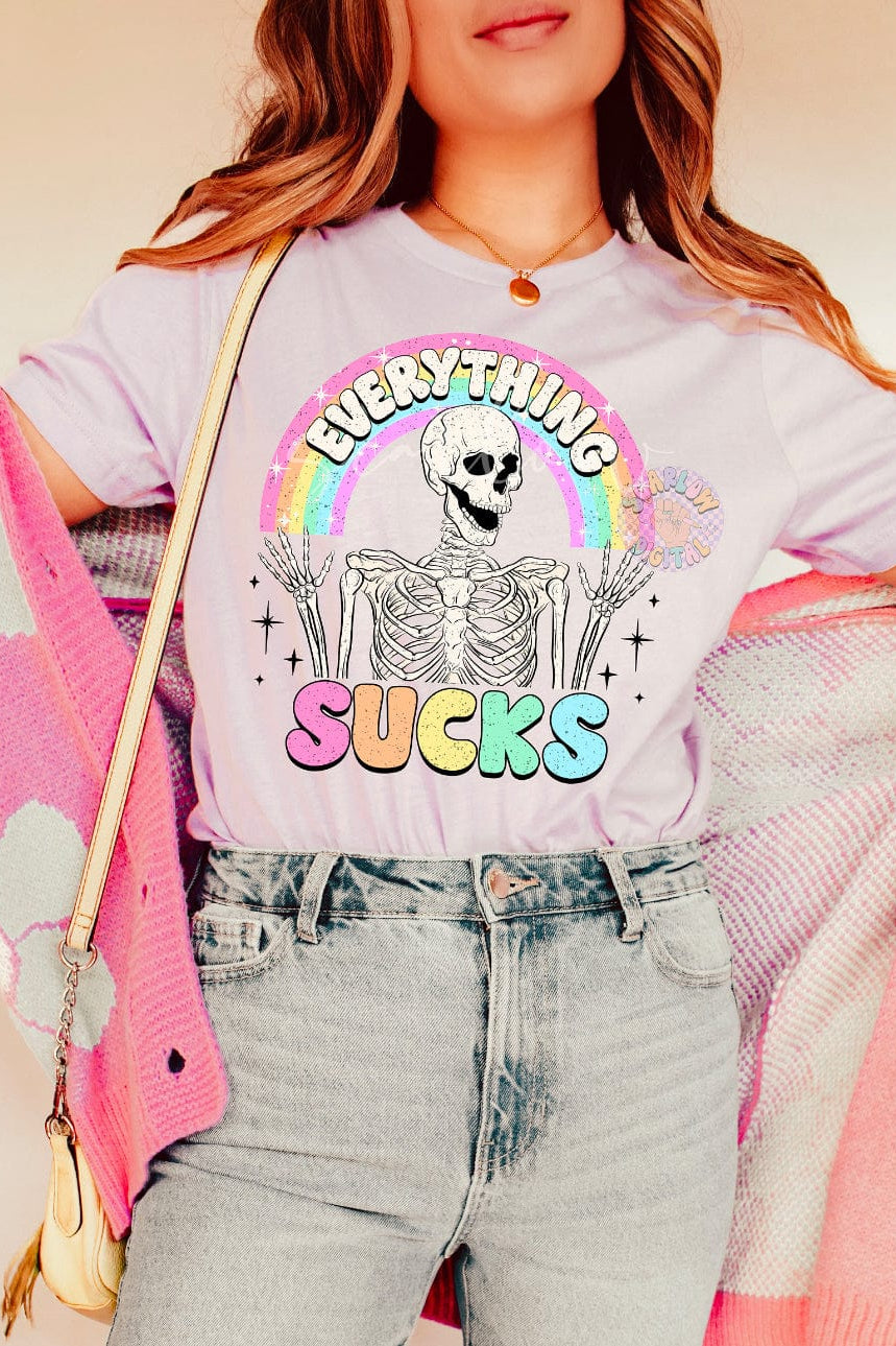 Everything Sucks Graphic T-Graphic T-Stay Foxy Boutique, Florissant, Missouri