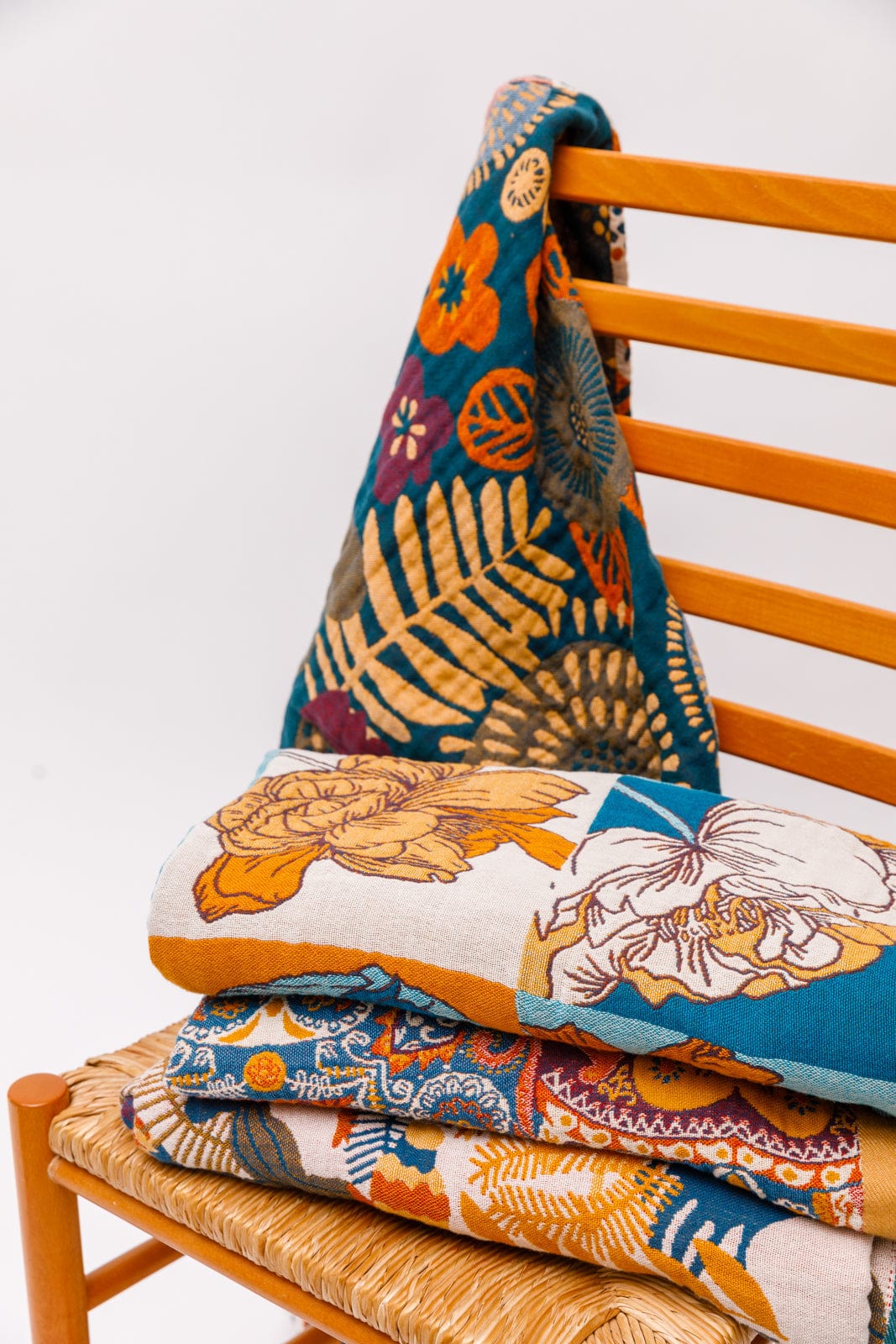 Luxury Beach Towel in Bright Retro Floral-Home & Decor-Stay Foxy Boutique, Florissant, Missouri