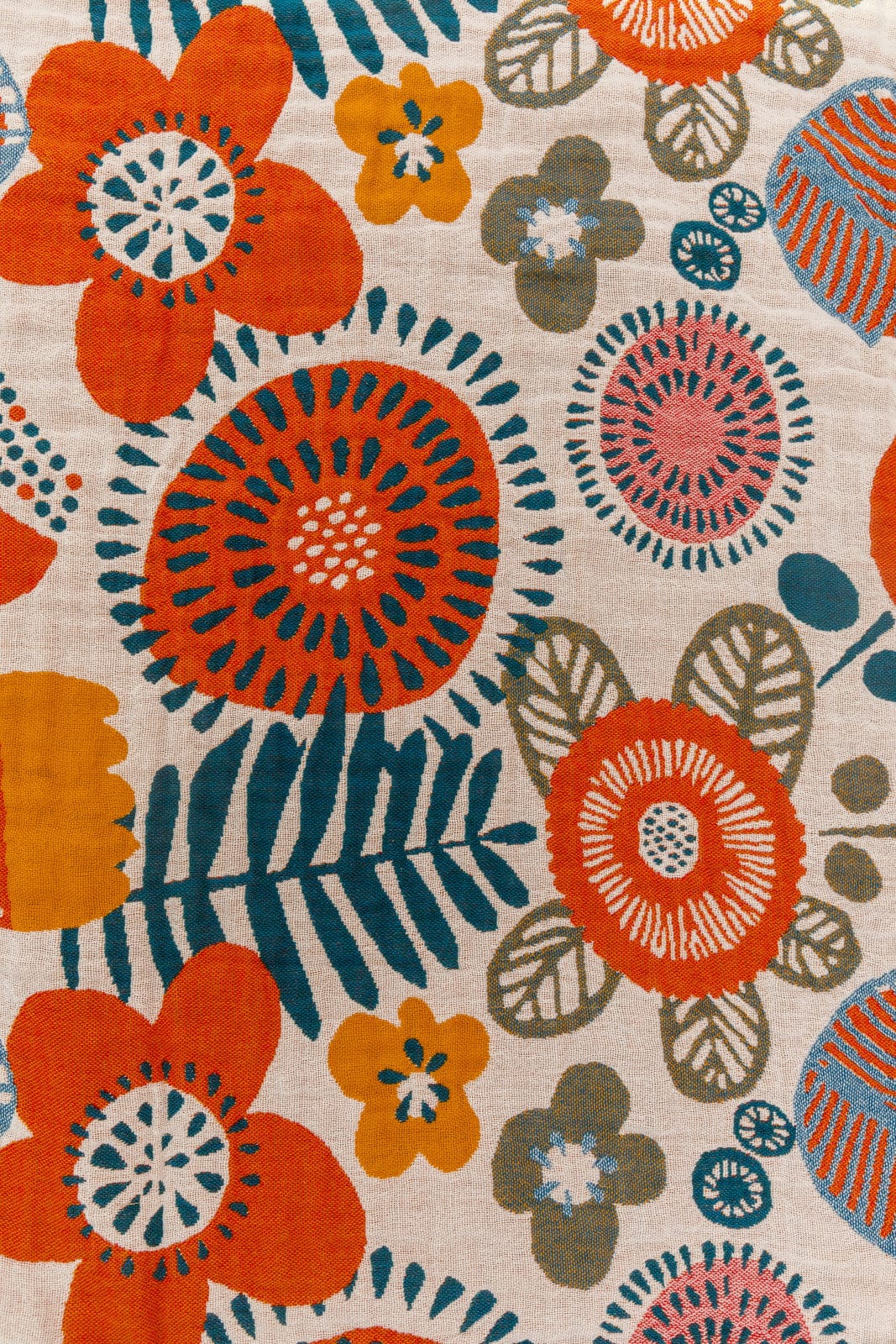 Luxury Beach Towel in Bright Retro Floral-Home & Decor-Stay Foxy Boutique, Florissant, Missouri