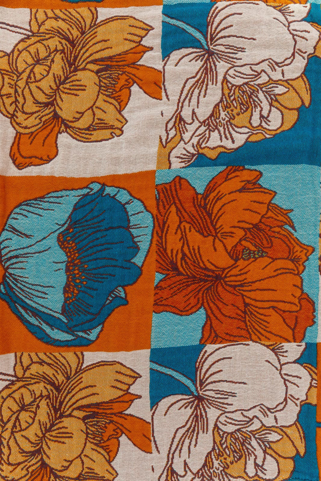 Luxury Beach Towel in Block Floral-Home & Decor-Stay Foxy Boutique, Florissant, Missouri