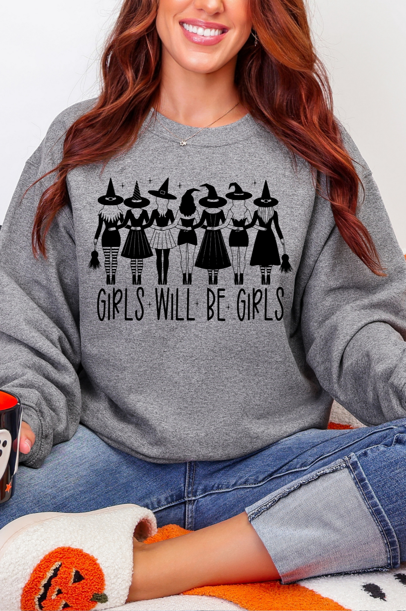 Girls Will Be Girls Sweatshirt in Two Colors-Womens-Stay Foxy Boutique, Florissant, Missouri