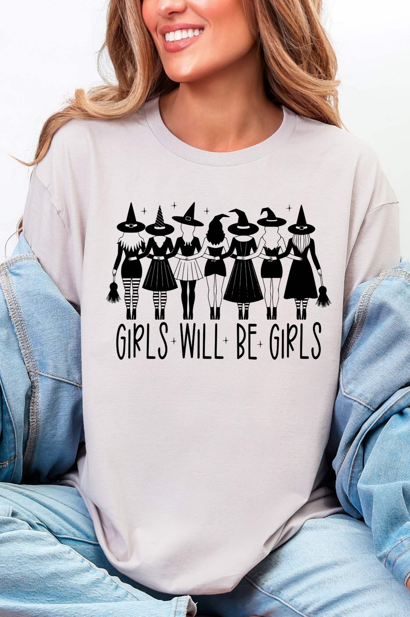 Girls Will Be Girls Graphic Tee in Two Colors-Womens-Stay Foxy Boutique, Florissant, Missouri