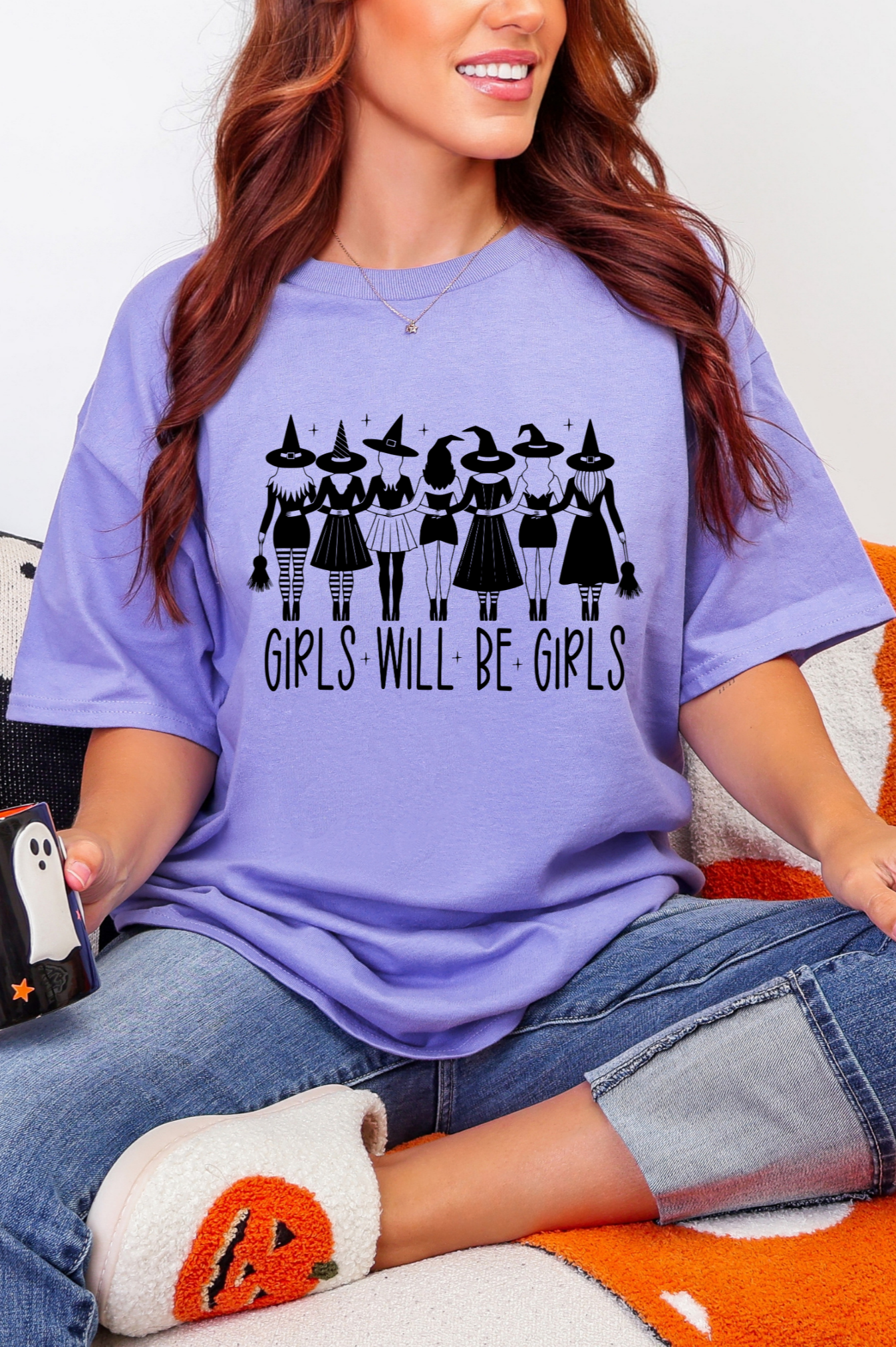 Girls Will Be Girls Graphic Tee in Two Colors-Womens-Stay Foxy Boutique, Florissant, Missouri