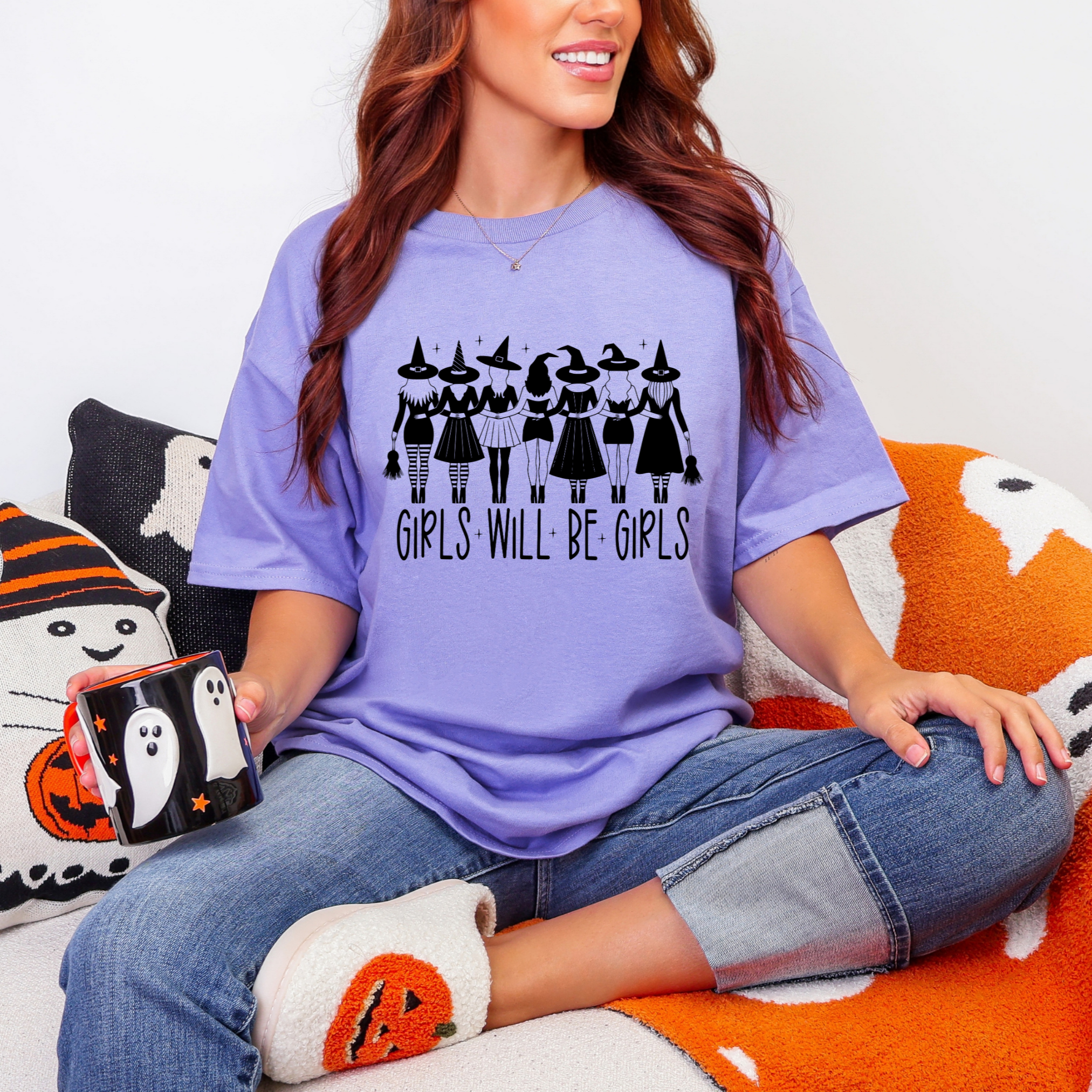 Girls Will Be Girls Graphic Tee in Two Colors-Womens-Stay Foxy Boutique, Florissant, Missouri