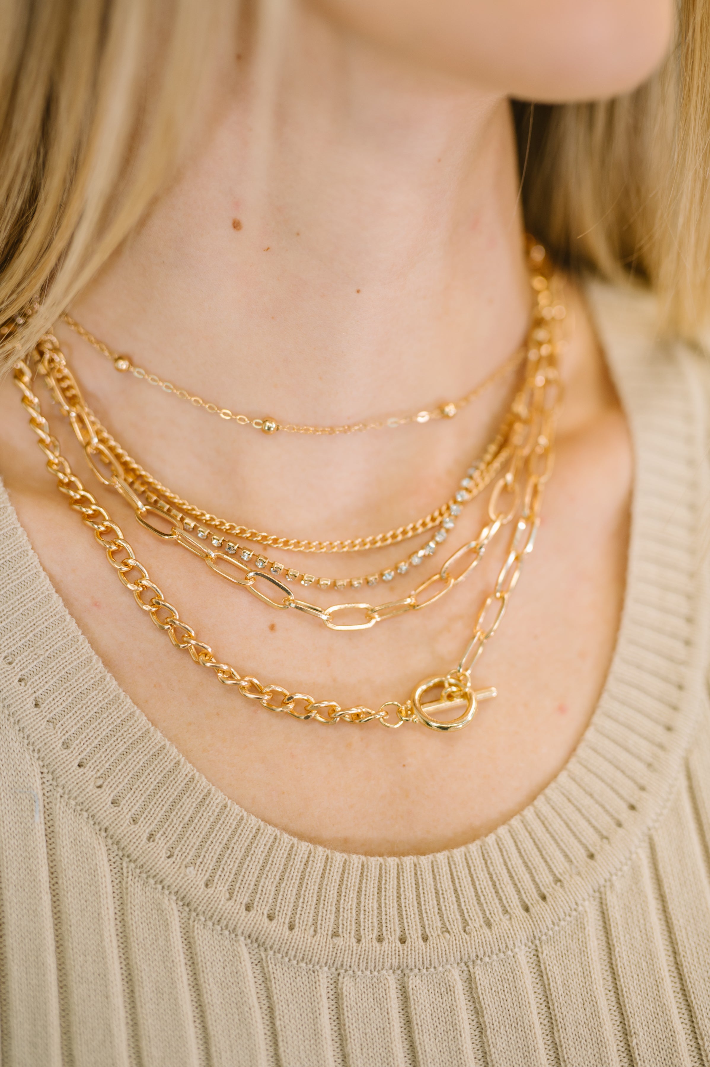 Golden Hour Links Everyday Set in Gold-Womens-Stay Foxy Boutique, Florissant, Missouri