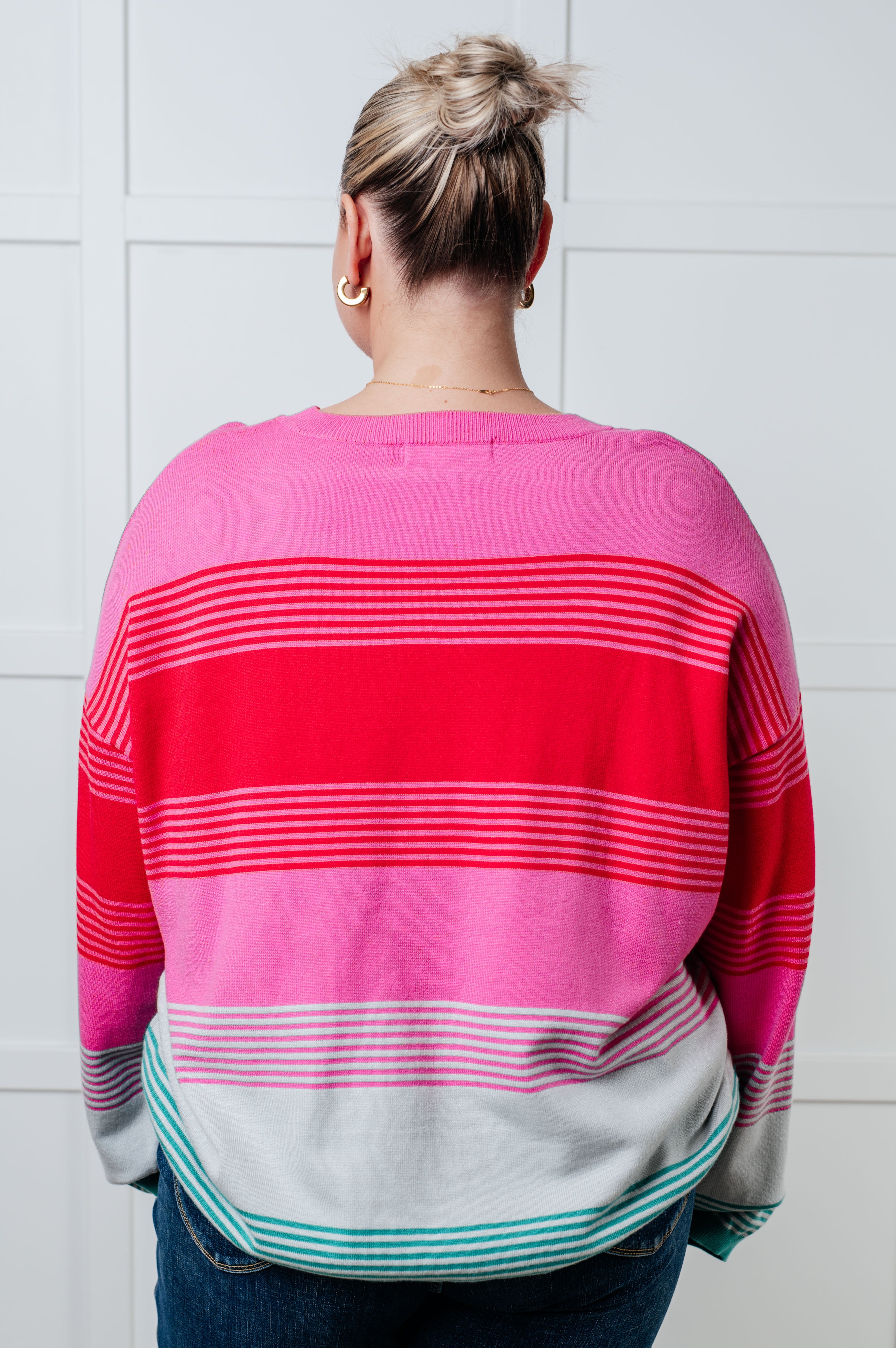 Gradual Feelings Striped Sweater-Tops-Stay Foxy Boutique, Florissant, Missouri