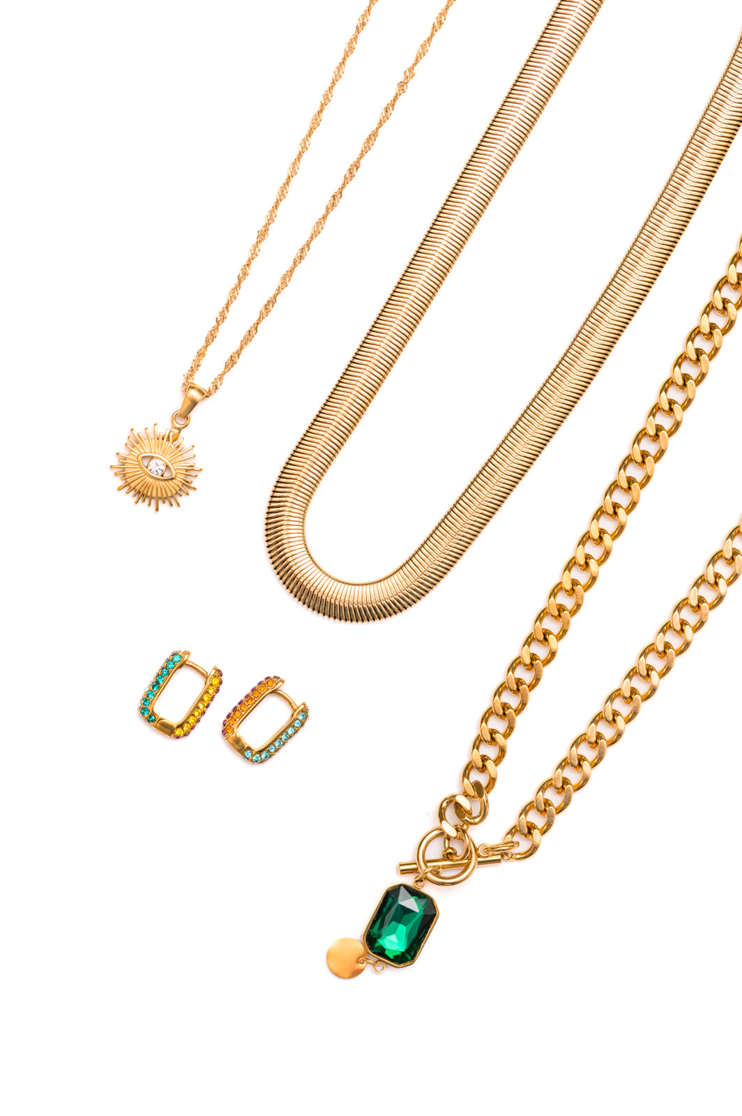 Green Light Jewelry Bundle-Accessories-Stay Foxy Boutique, Florissant, Missouri