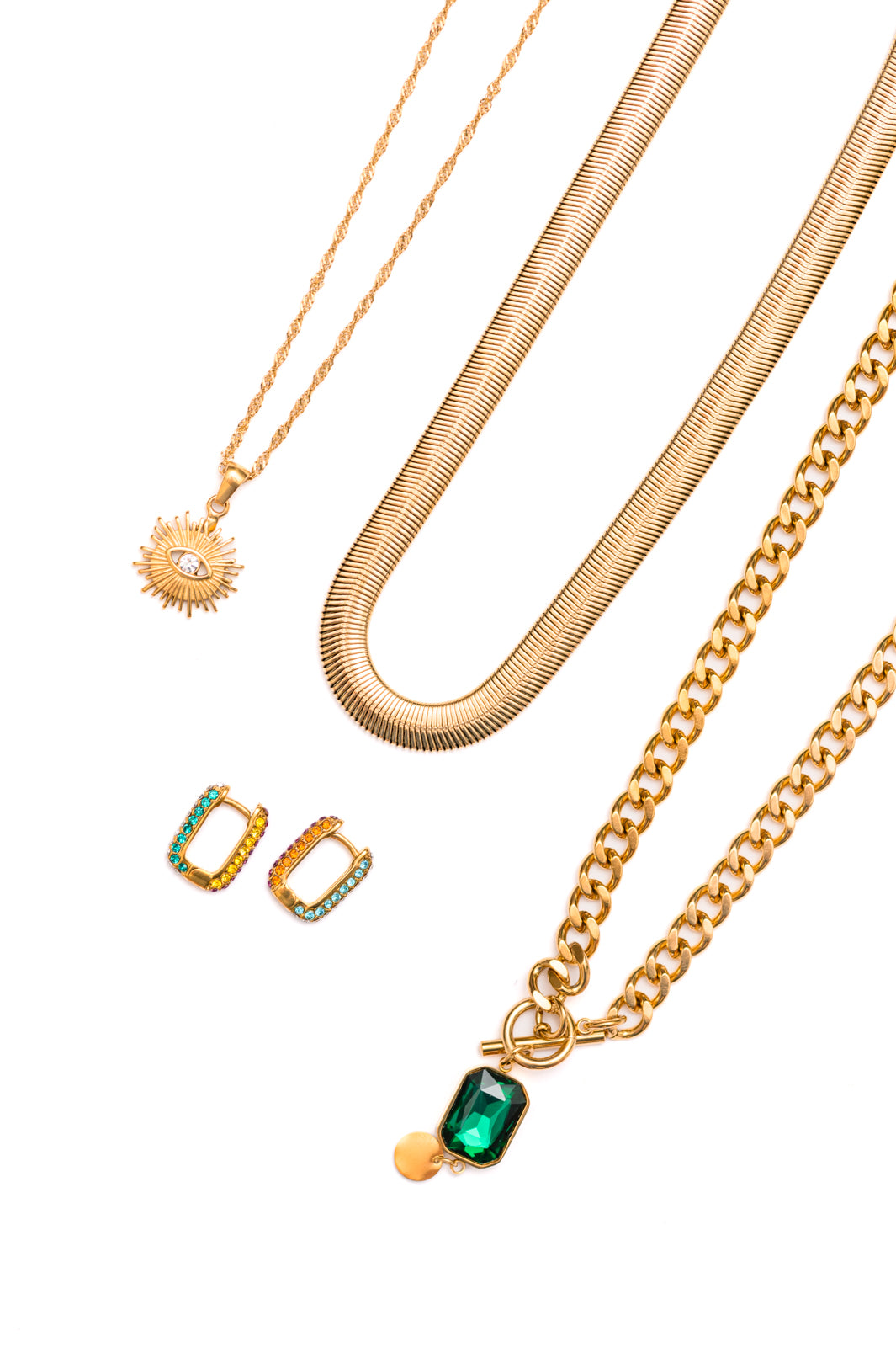 Green Light Jewelry Bundle-Accessories-Stay Foxy Boutique, Florissant, Missouri