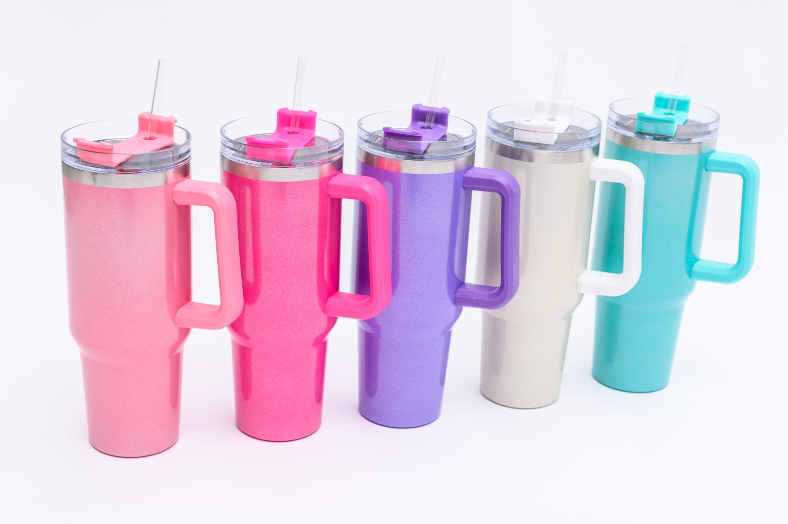 Insulated Shimmer Tumbler in Five Colors-Accessories-Stay Foxy Boutique, Florissant, Missouri