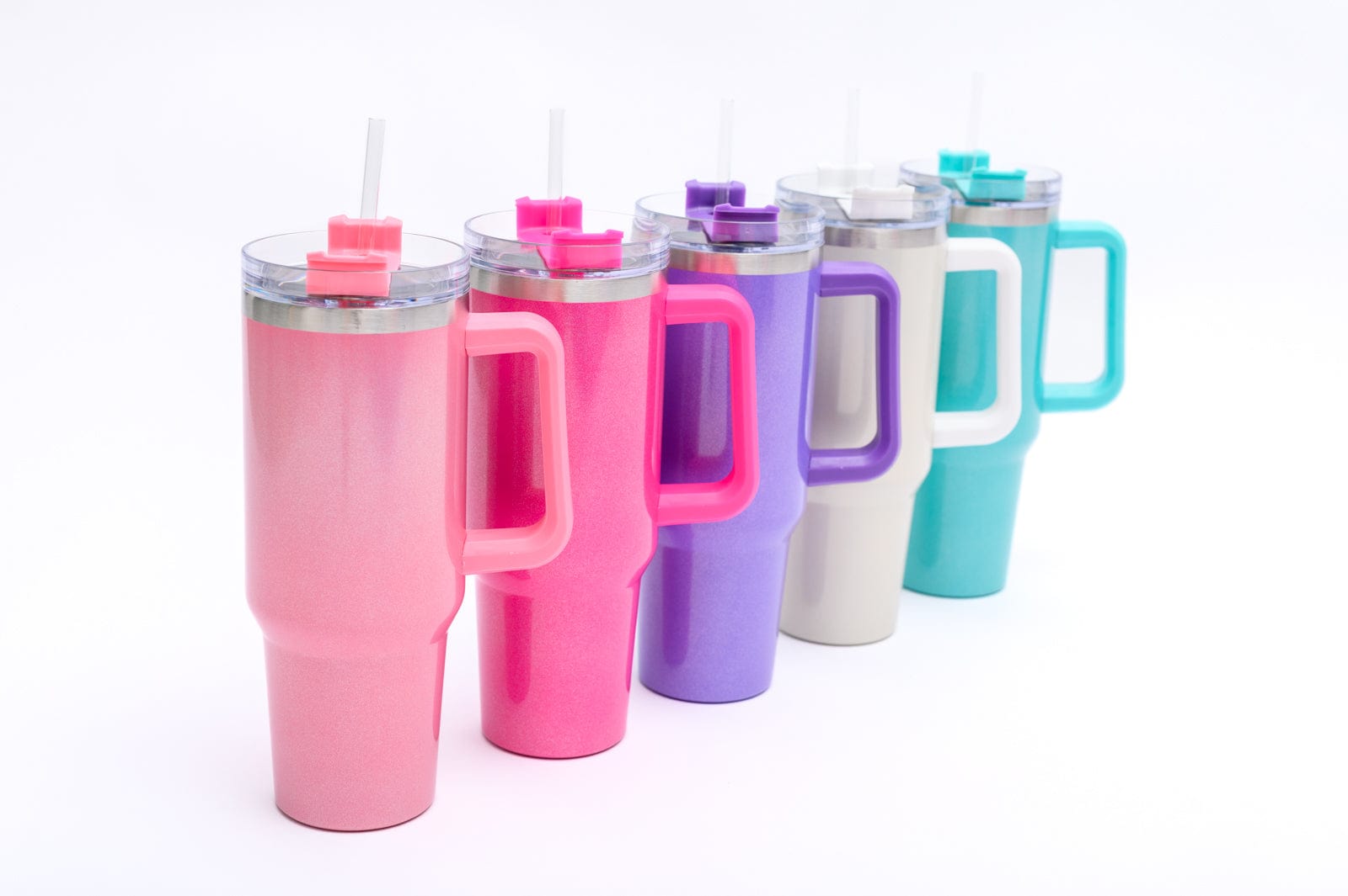 Insulated Shimmer Tumbler in Five Colors-Accessories-Stay Foxy Boutique, Florissant, Missouri