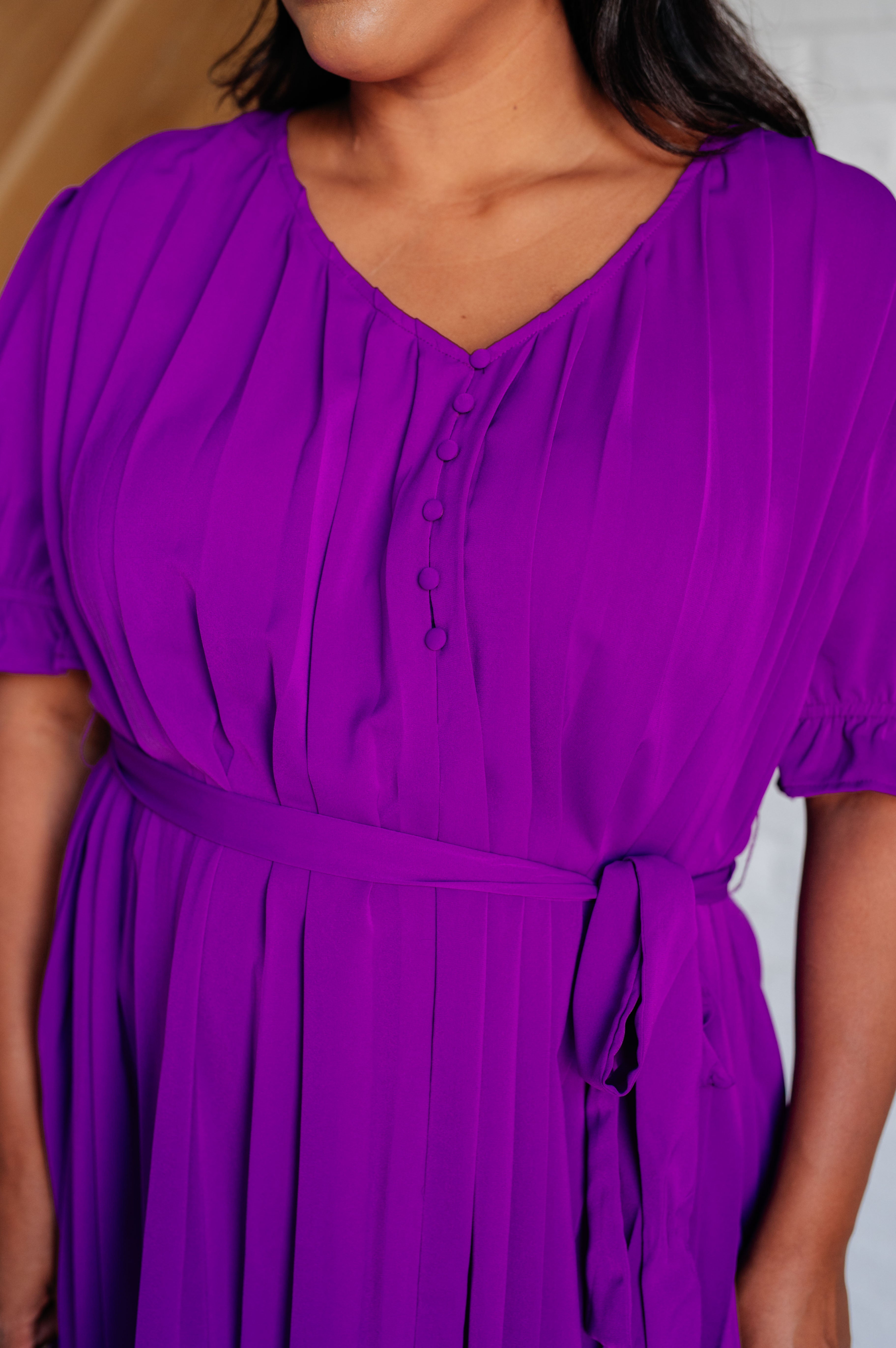 Hold And Squeeze Me Pleated Dress-Dresses-Stay Foxy Boutique, Florissant, Missouri