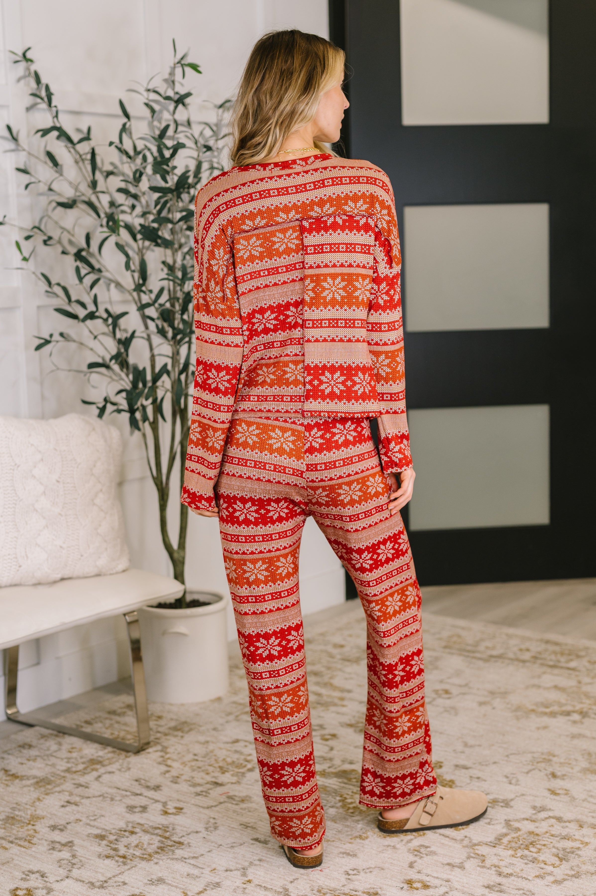 Holly's Jolly Pajama Top and Bottom Set-Womens-Stay Foxy Boutique, Florissant, Missouri
