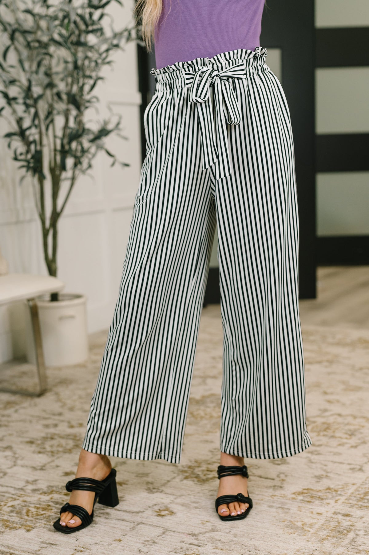 Honest Work High Waisted Trousers-Womens-Stay Foxy Boutique, Florissant, Missouri