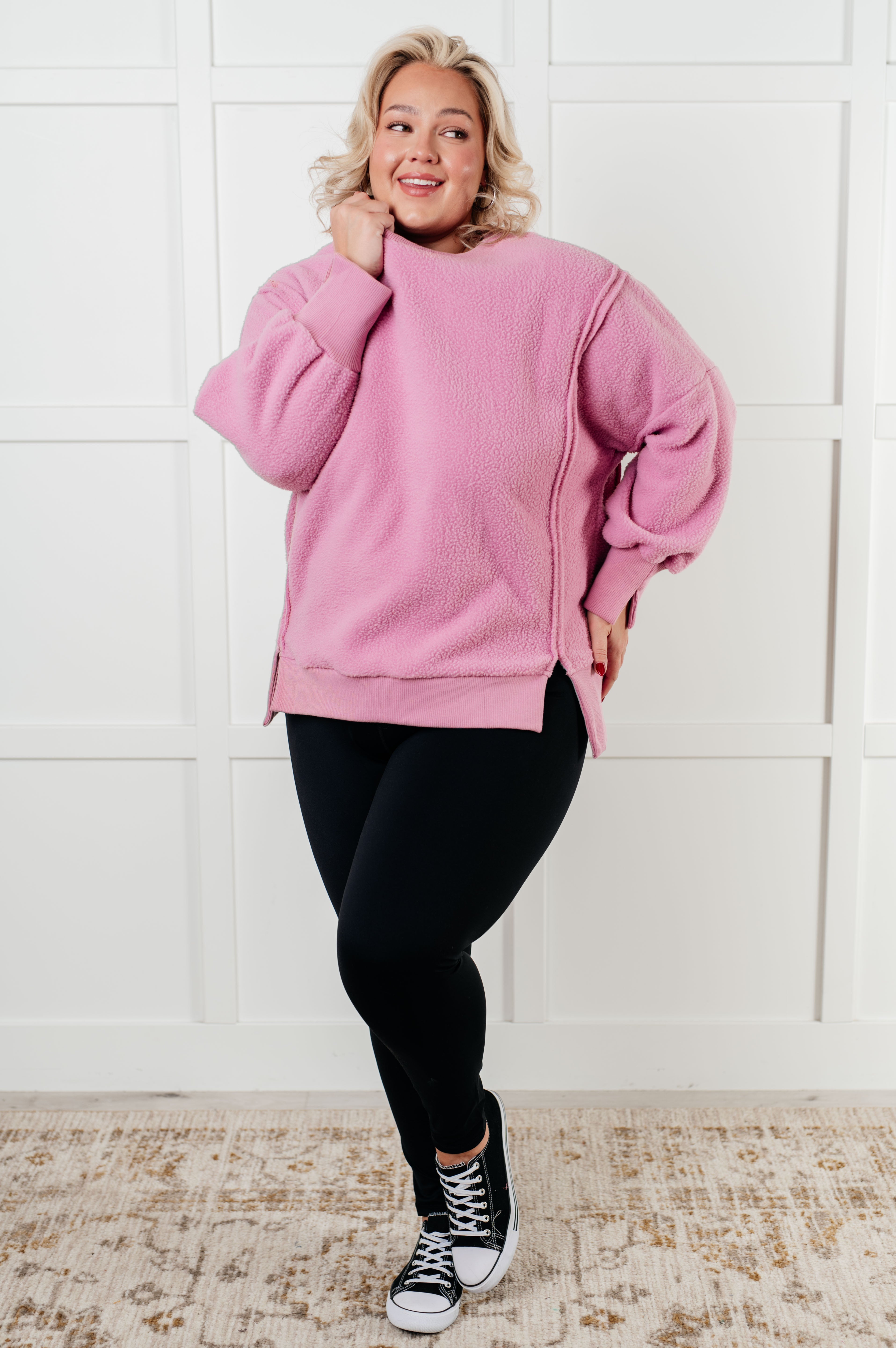 Hopes and Dreams Fleece Pullover-Tops-Stay Foxy Boutique, Florissant, Missouri