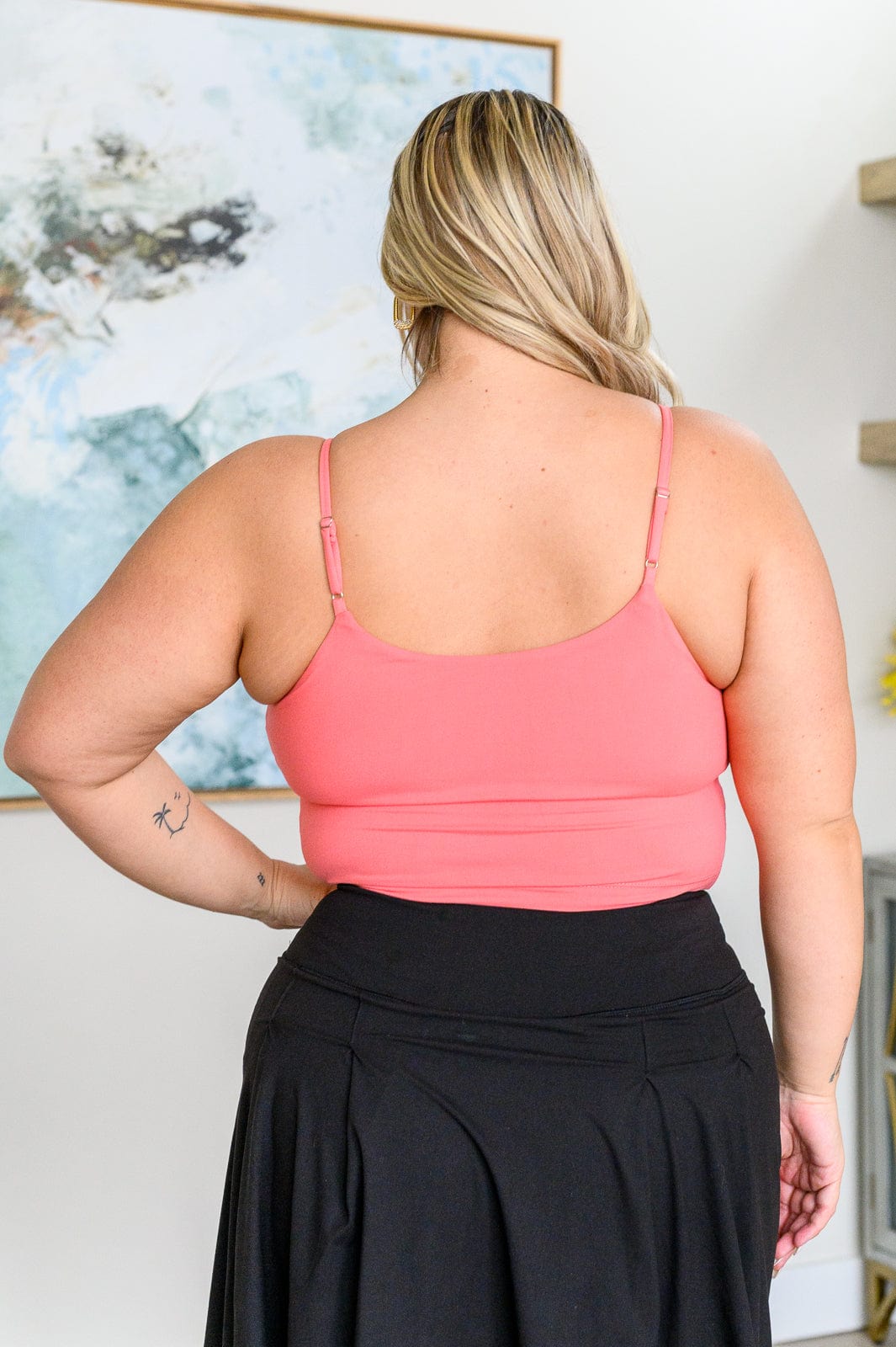 Hot Yoga Tank in Coral Rose-Athleisure-Stay Foxy Boutique, Florissant, Missouri