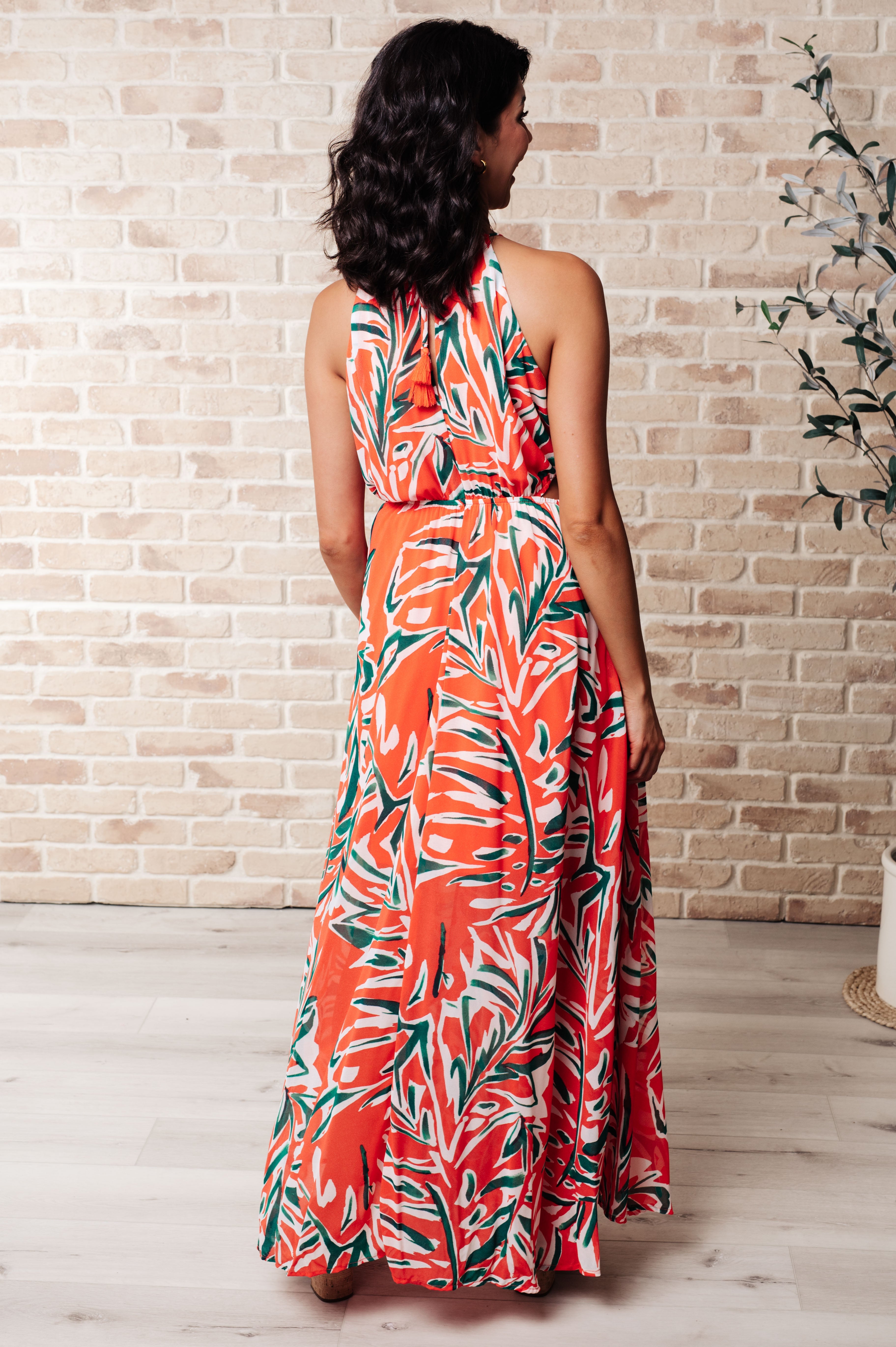 Humming Along Cutout Dress in Coral-Dresses-Stay Foxy Boutique, Florissant, Missouri