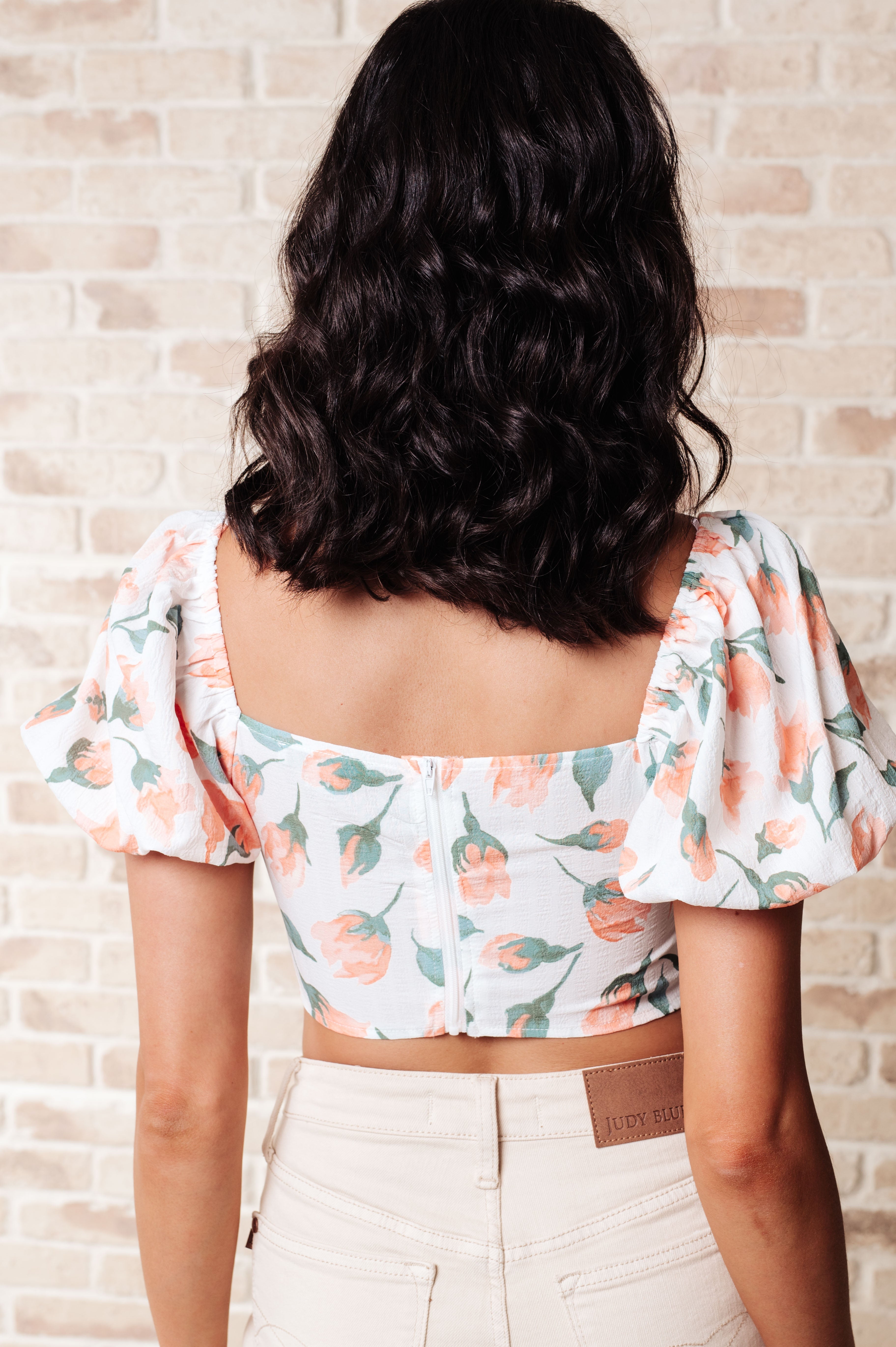 I Just Couldn't Resist Floral V-Neck Blouse-Tops-Stay Foxy Boutique, Florissant, Missouri