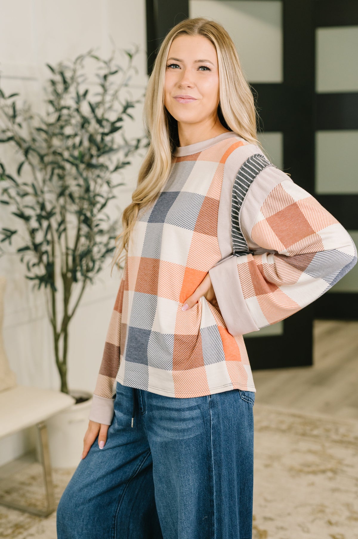I Know It's Mine Relaxed Casual Top-Womens-Stay Foxy Boutique, Florissant, Missouri
