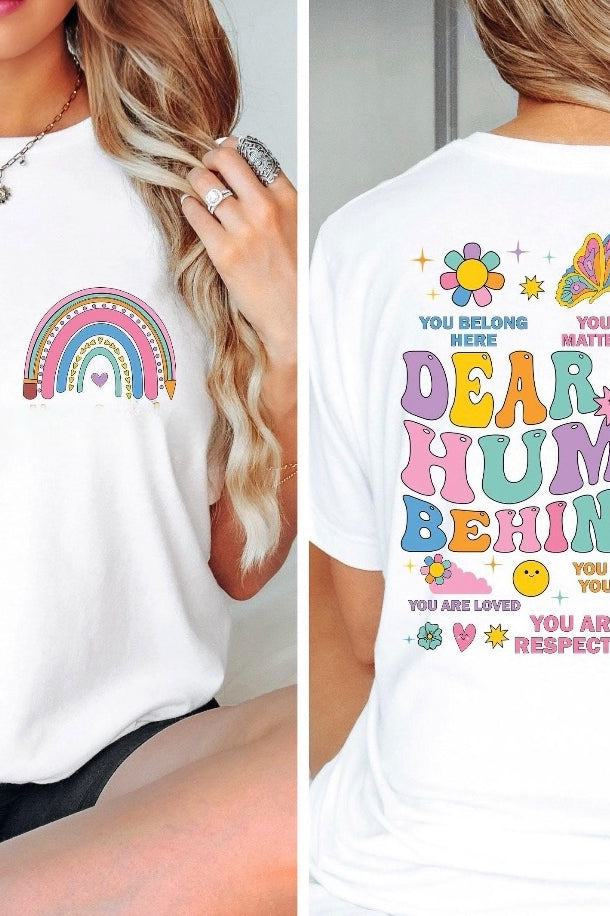 Dear Tiny Human Graphic T-Graphic T-Stay Foxy Boutique, Florissant, Missouri