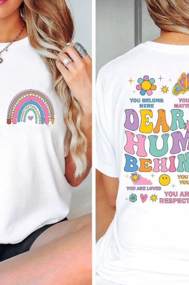 Dear Tiny Human Graphic T-Graphic T-Stay Foxy Boutique, Florissant, Missouri
