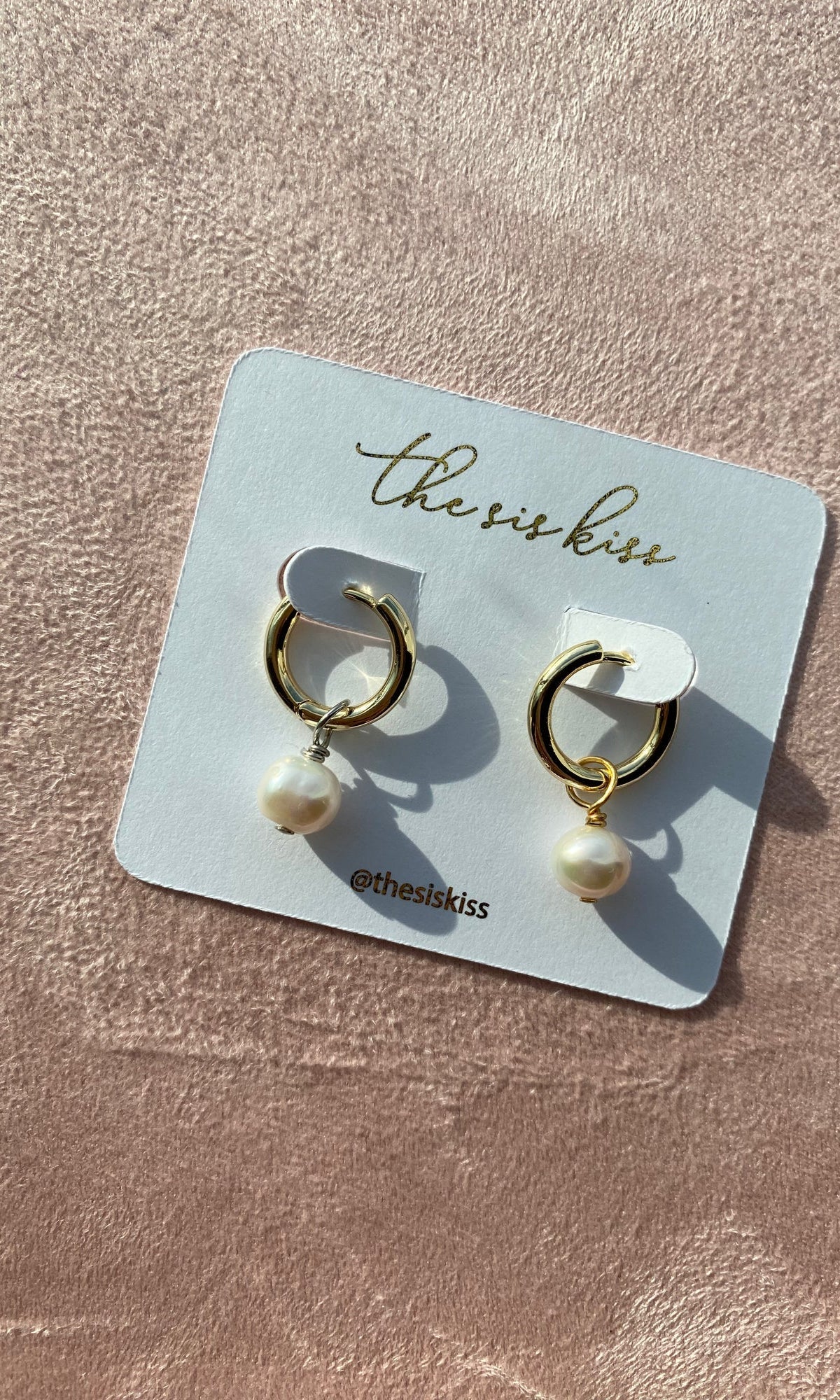 PREORDER: Pearl Charm Huggies in Two Colors-Womens-Stay Foxy Boutique, Florissant, Missouri