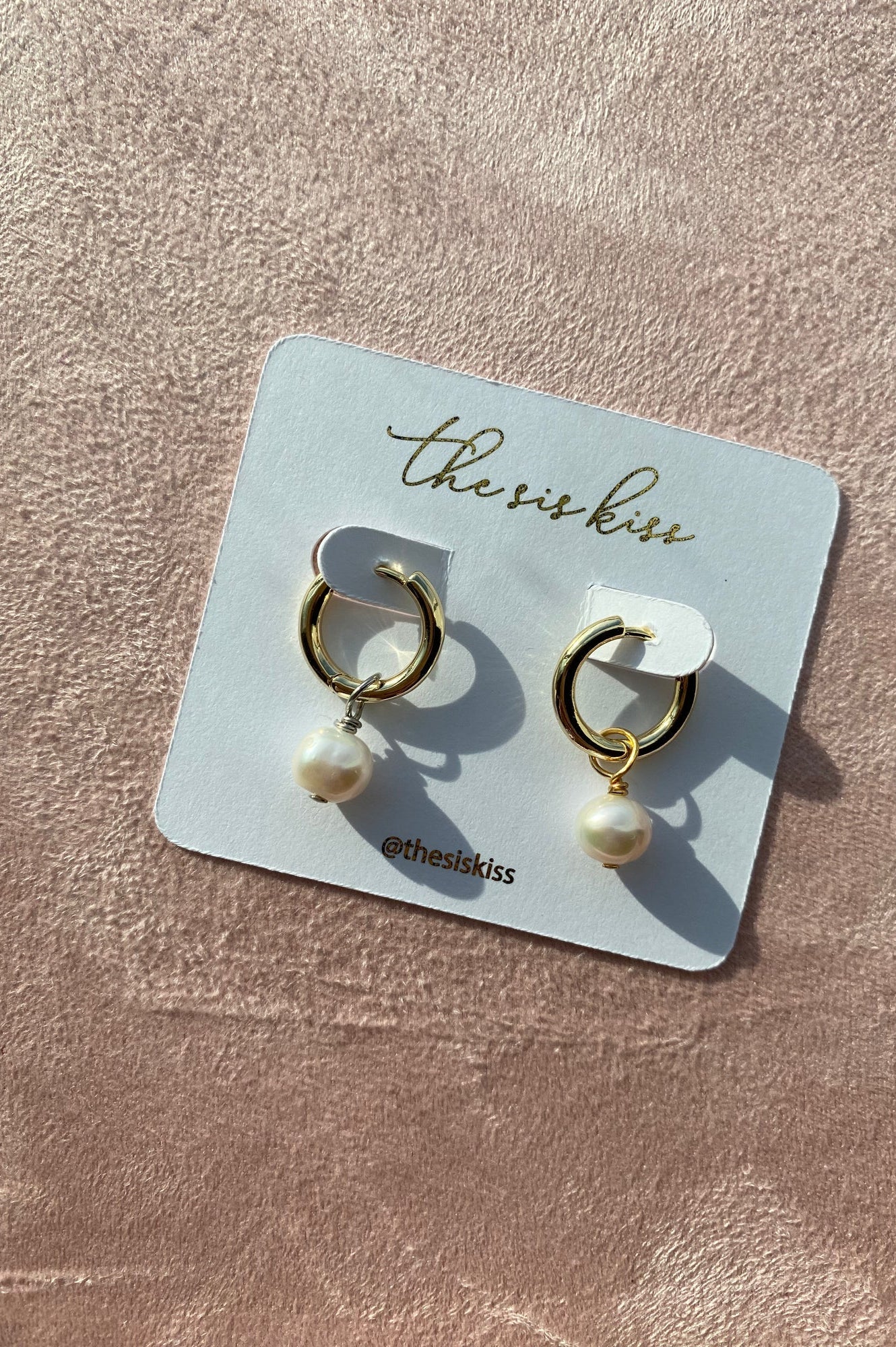 PREORDER: Pearl Charm Huggies in Two Colors-Womens-Stay Foxy Boutique, Florissant, Missouri