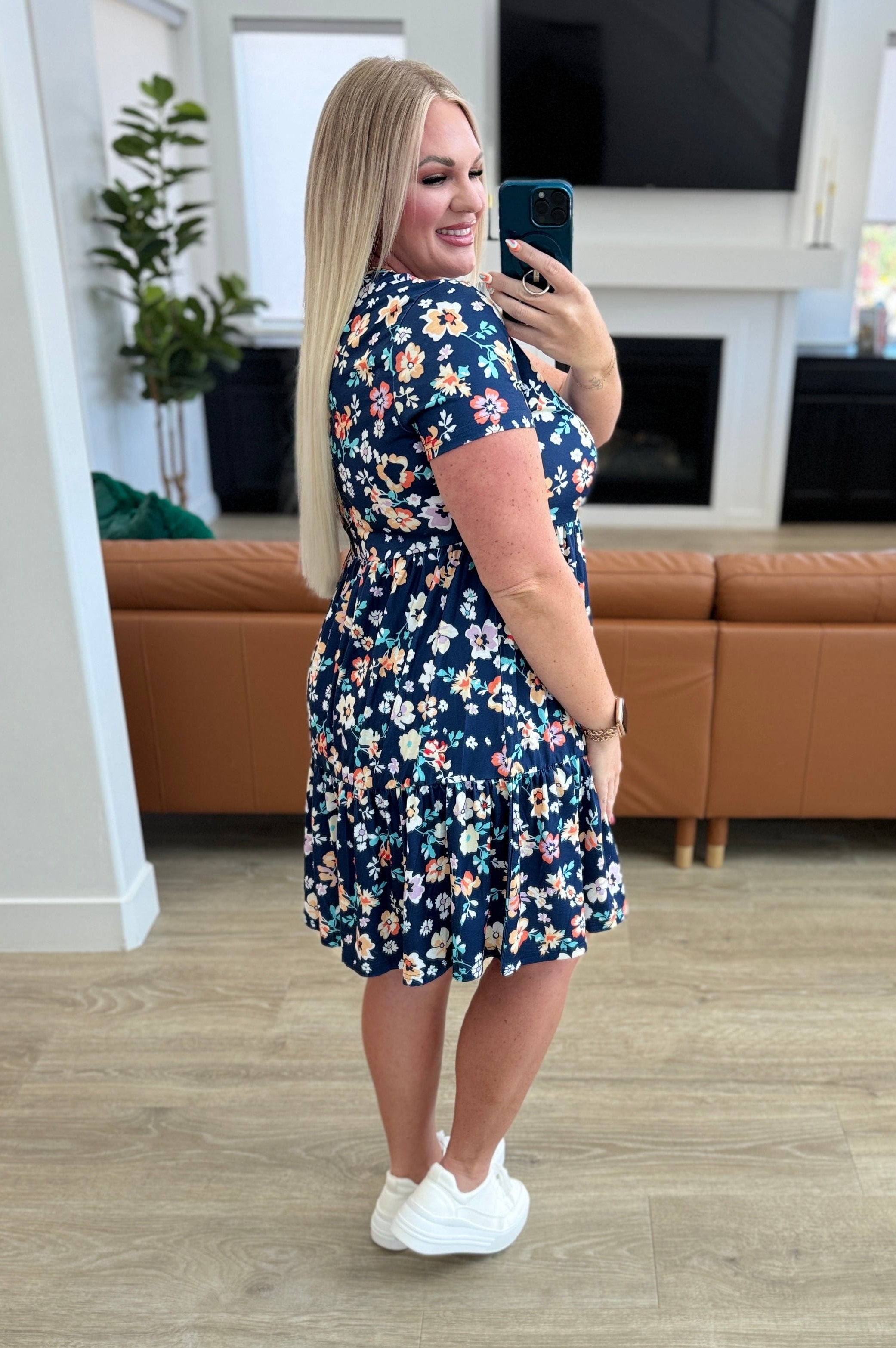 French Friday Floral Dress-Dresses-Stay Foxy Boutique, Florissant, Missouri
