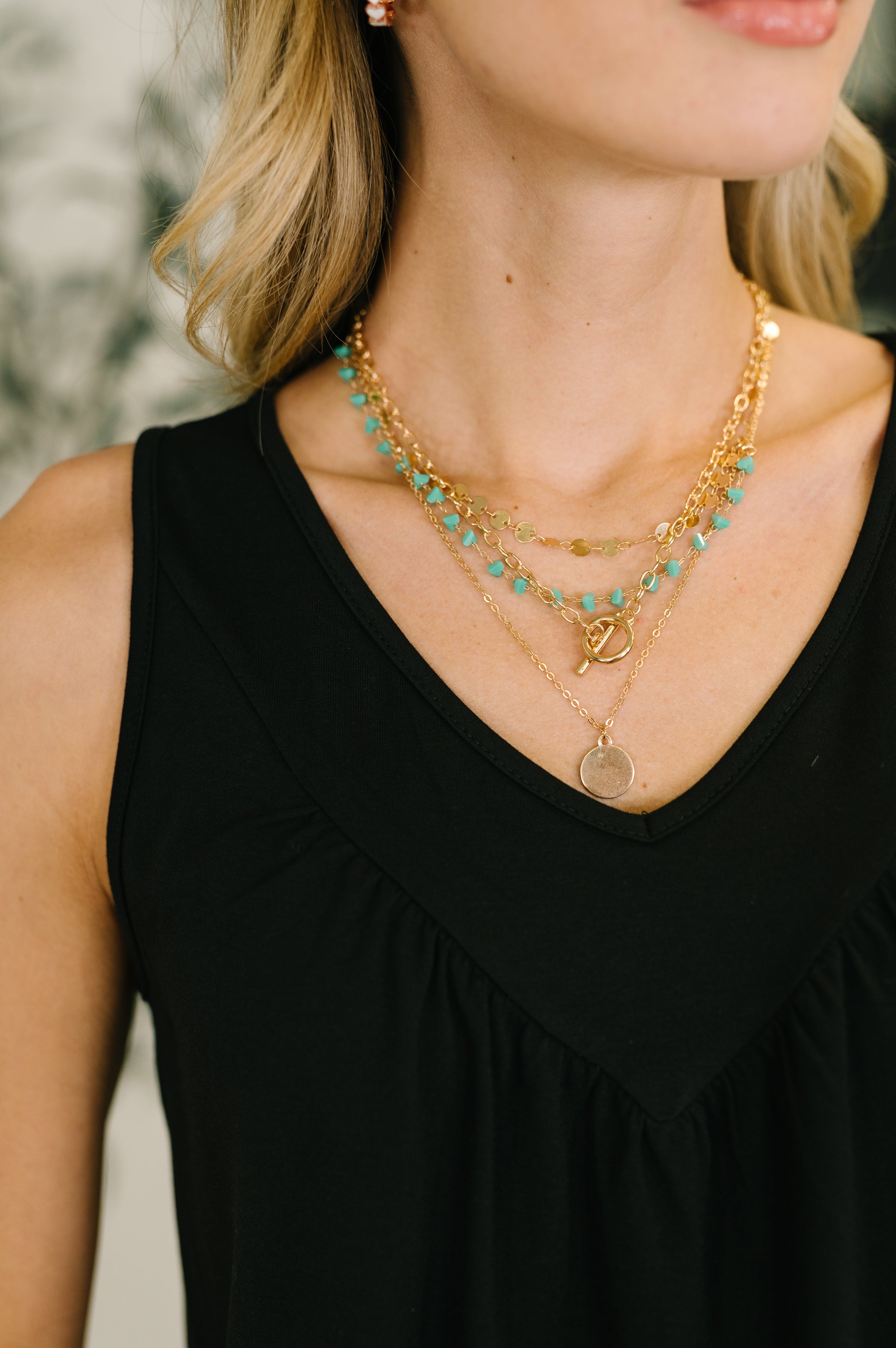 If I Only Could Layered Boho Necklace Set-Womens-Stay Foxy Boutique, Florissant, Missouri