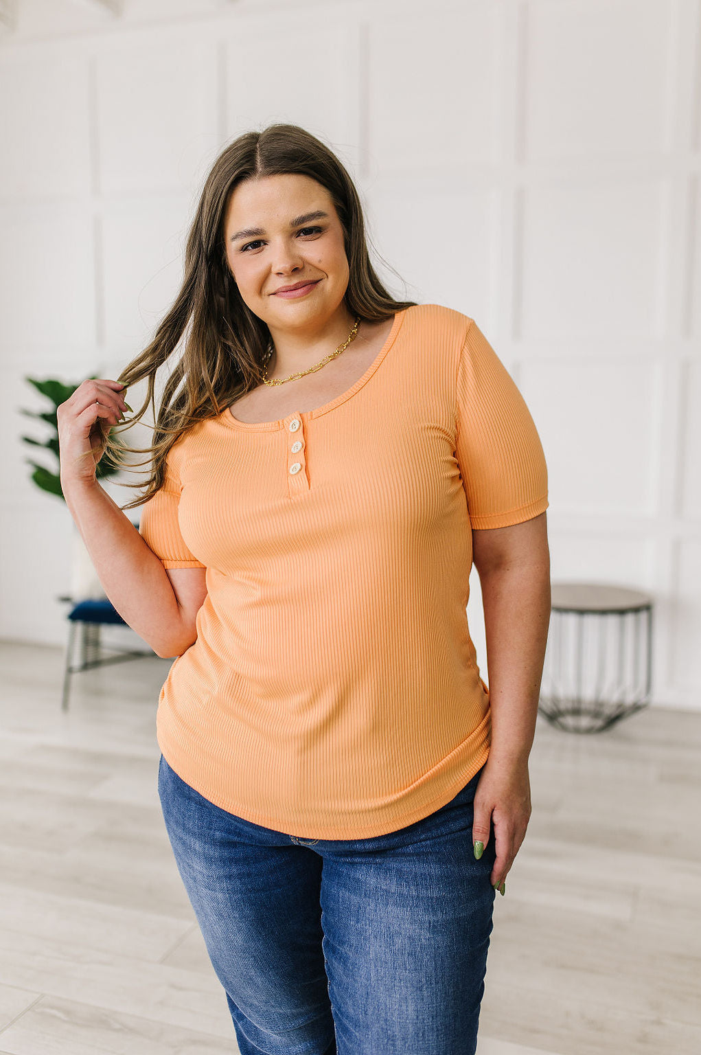 It Figures Scoop Neck Top-Tops-Stay Foxy Boutique, Florissant, Missouri