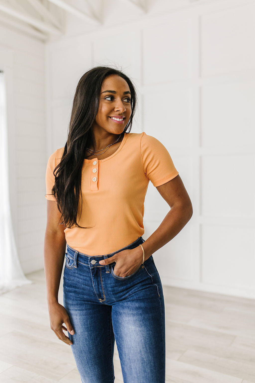 It Figures Scoop Neck Top-Tops-Stay Foxy Boutique, Florissant, Missouri