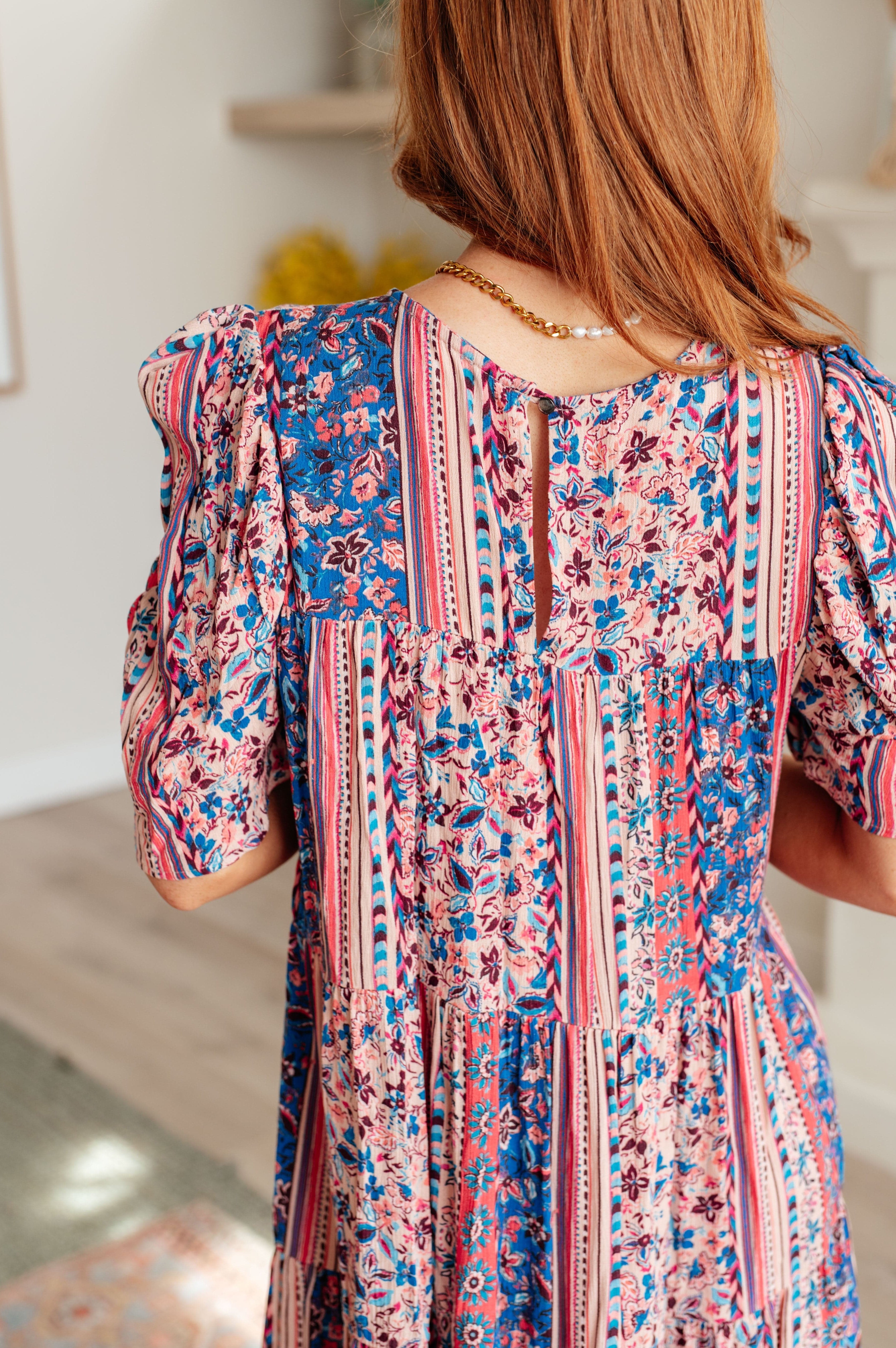 It's a Delicacy Tiered Dress-Dresses-Stay Foxy Boutique, Florissant, Missouri