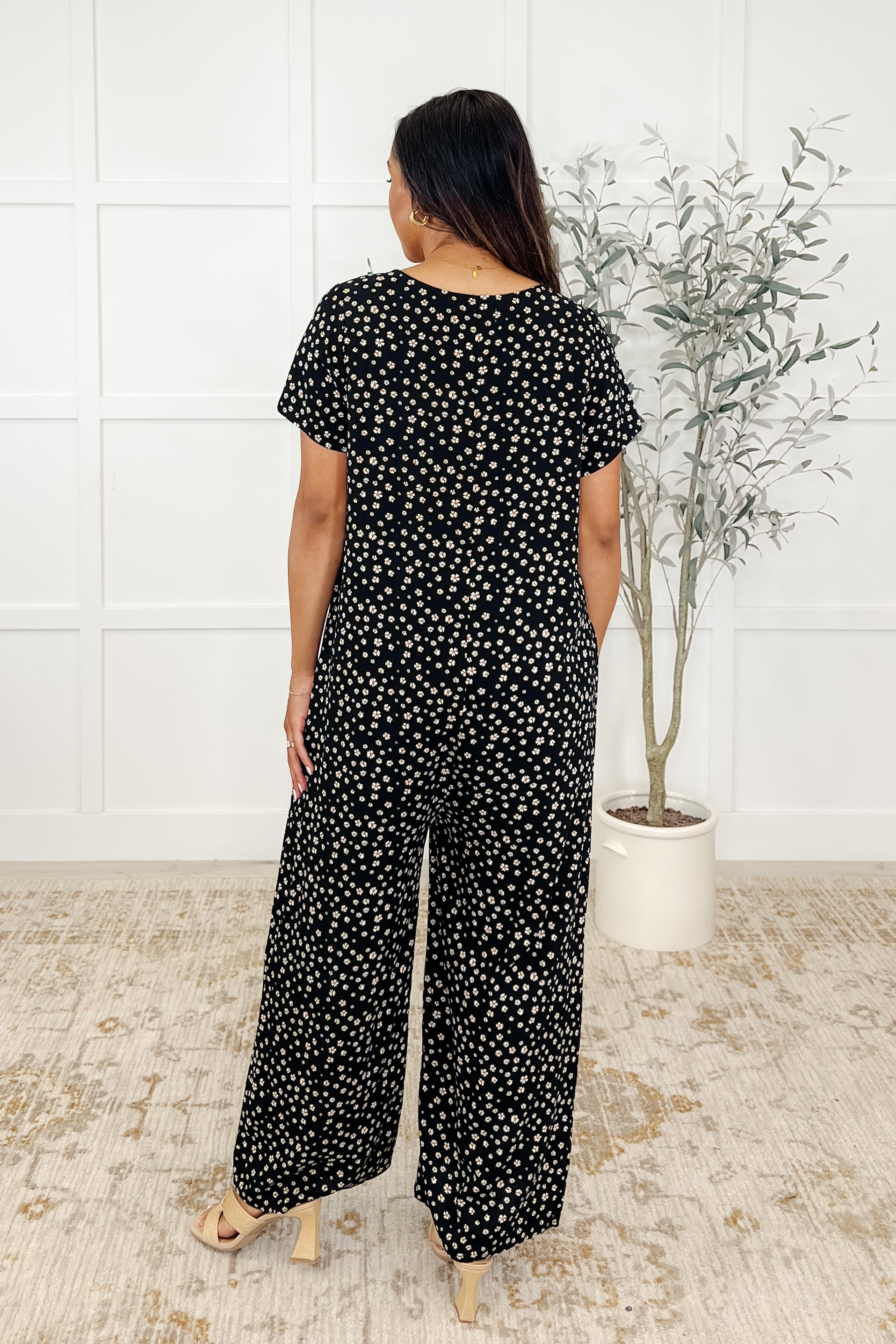 Jasmine Jumpsuit Blossoms-Womens-Stay Foxy Boutique, Florissant, Missouri