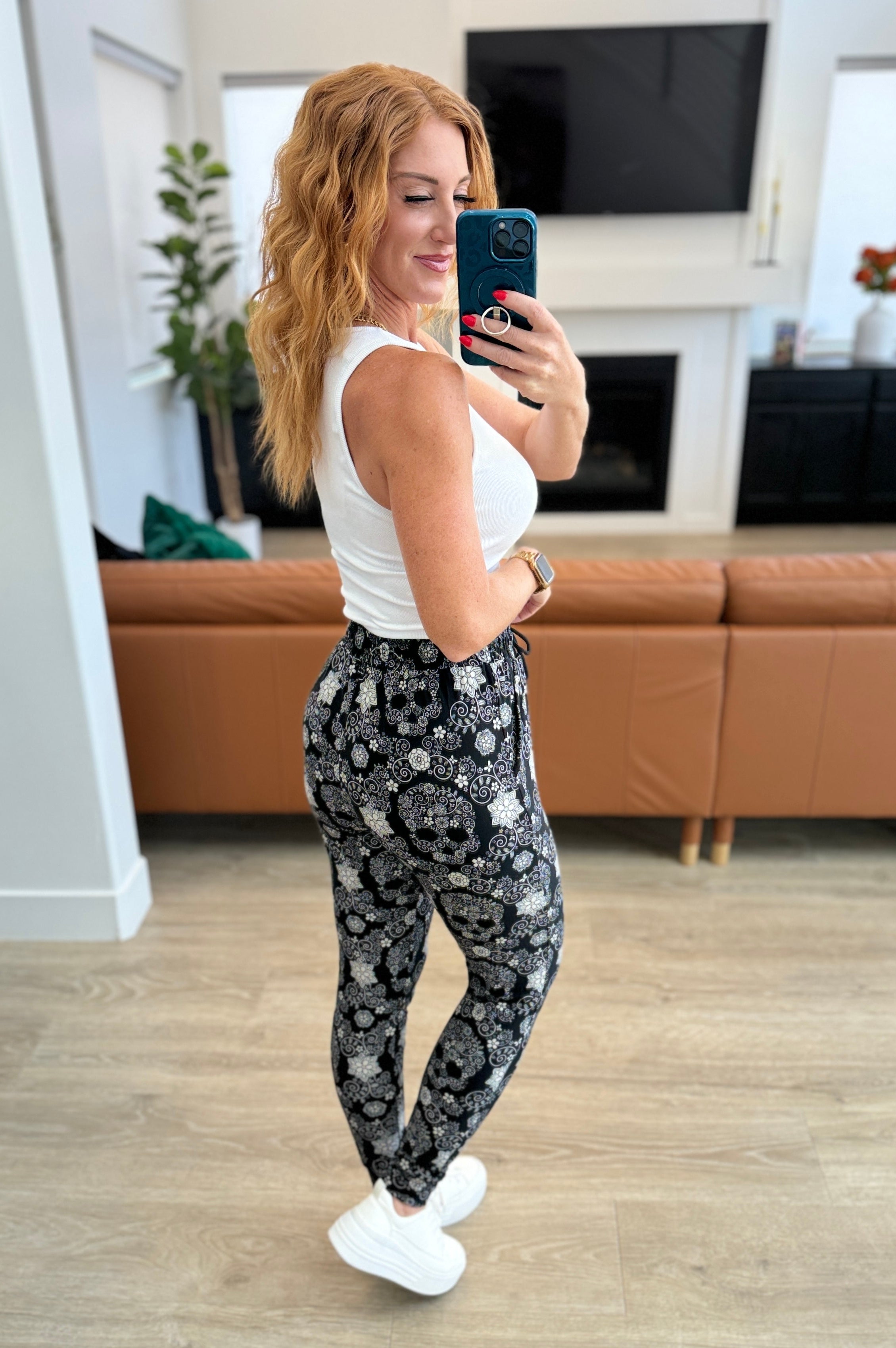 PREORDER: Your New Favorite Joggers in Sugar Skull-Womens-Stay Foxy Boutique, Florissant, Missouri