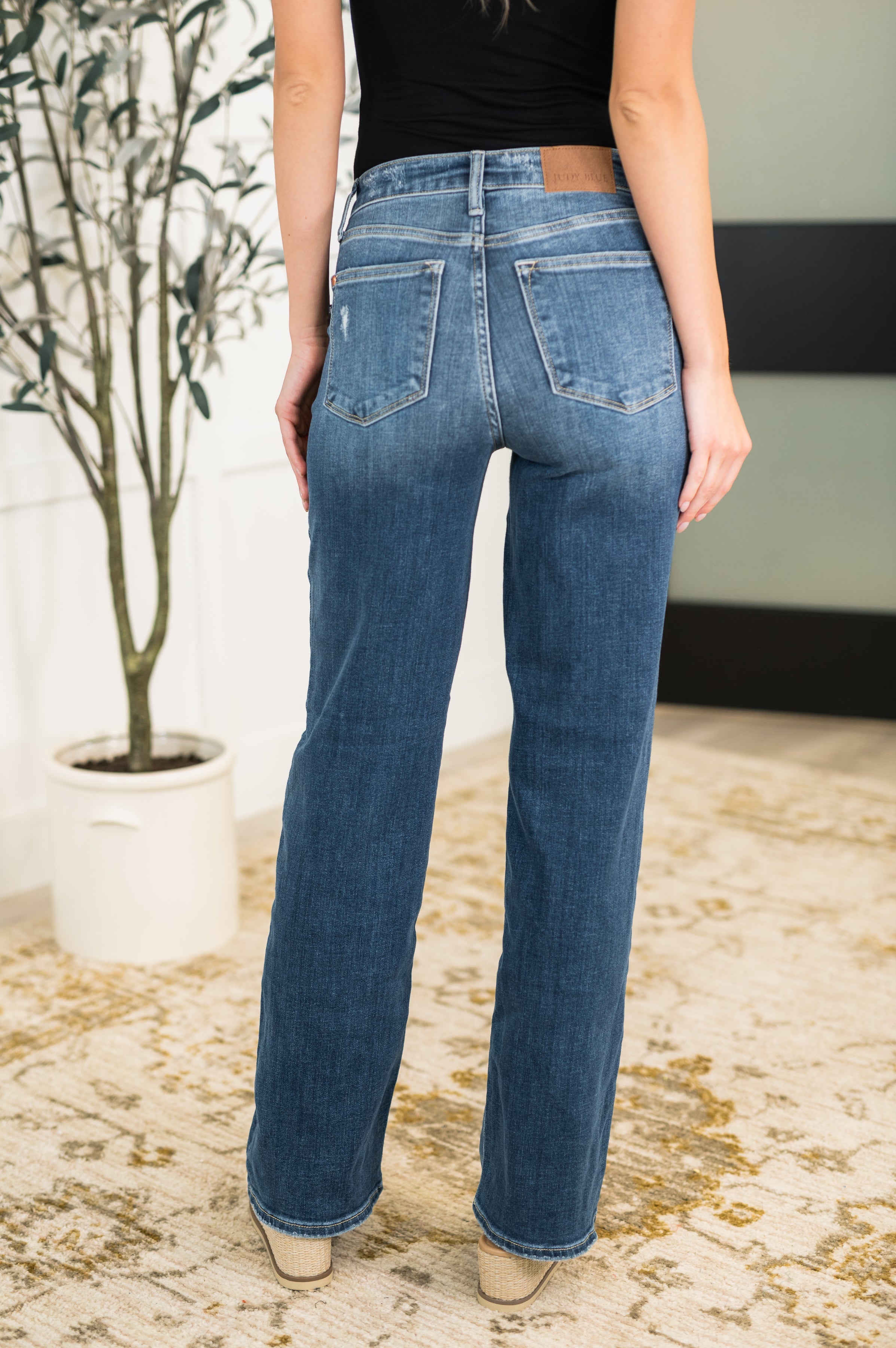 Julia High Rise 90's Straight Leg Jeans-Womens-Stay Foxy Boutique, Florissant, Missouri