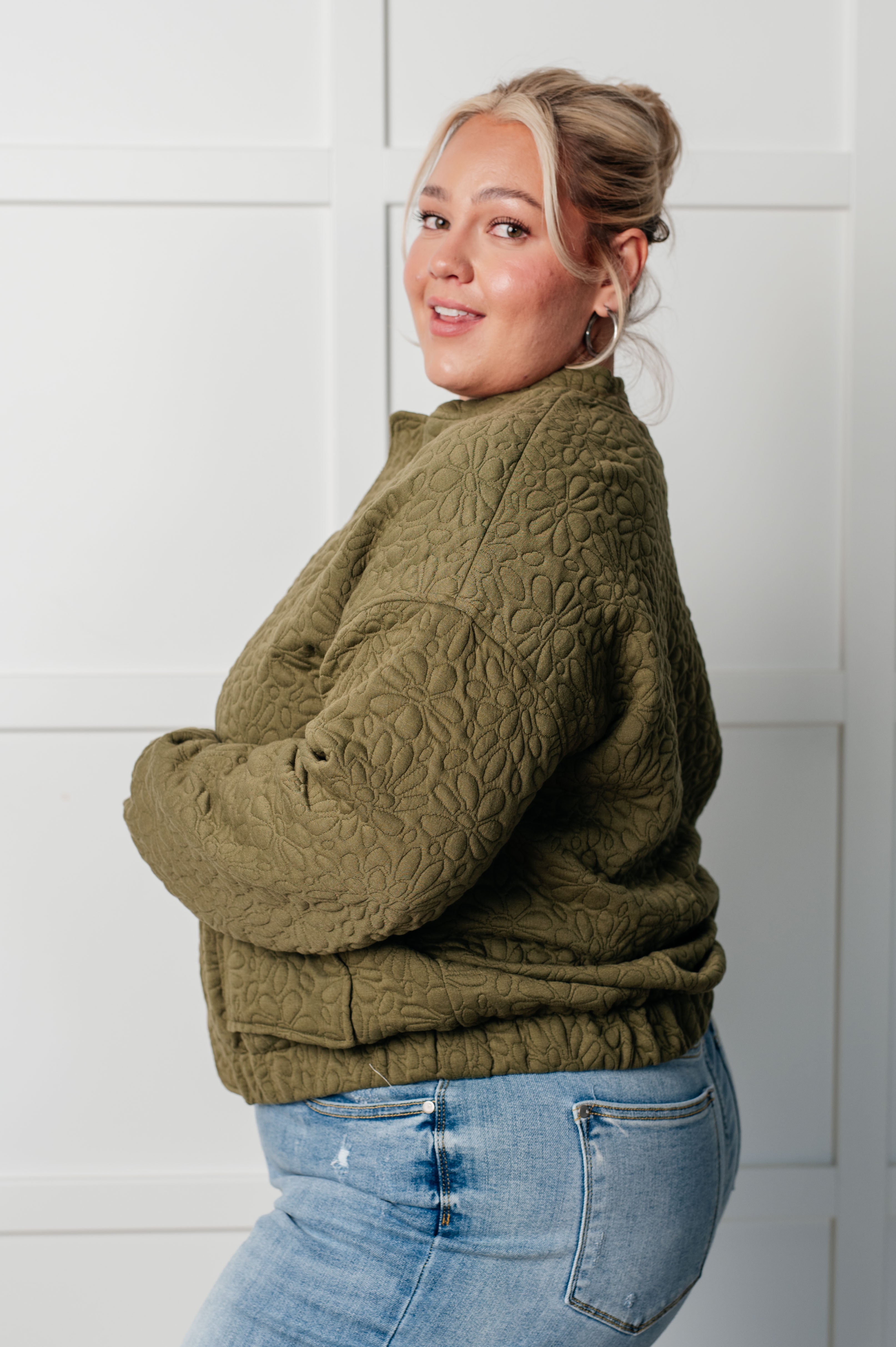 Jungle Explorer Quilted Zip Up Jacket-Layers-Stay Foxy Boutique, Florissant, Missouri