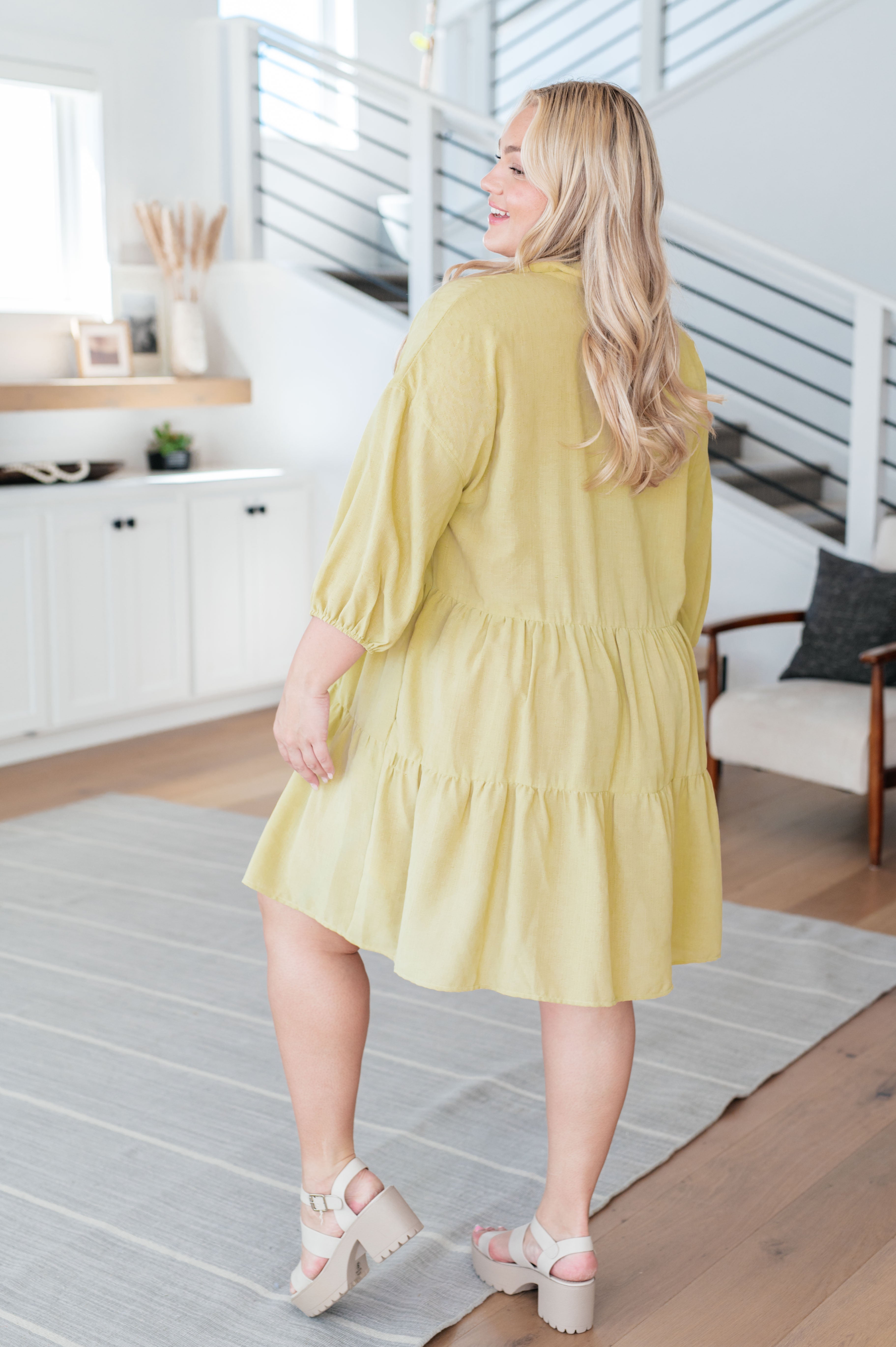 Just Like Honey Tiered Dress-Dresses-Stay Foxy Boutique, Florissant, Missouri