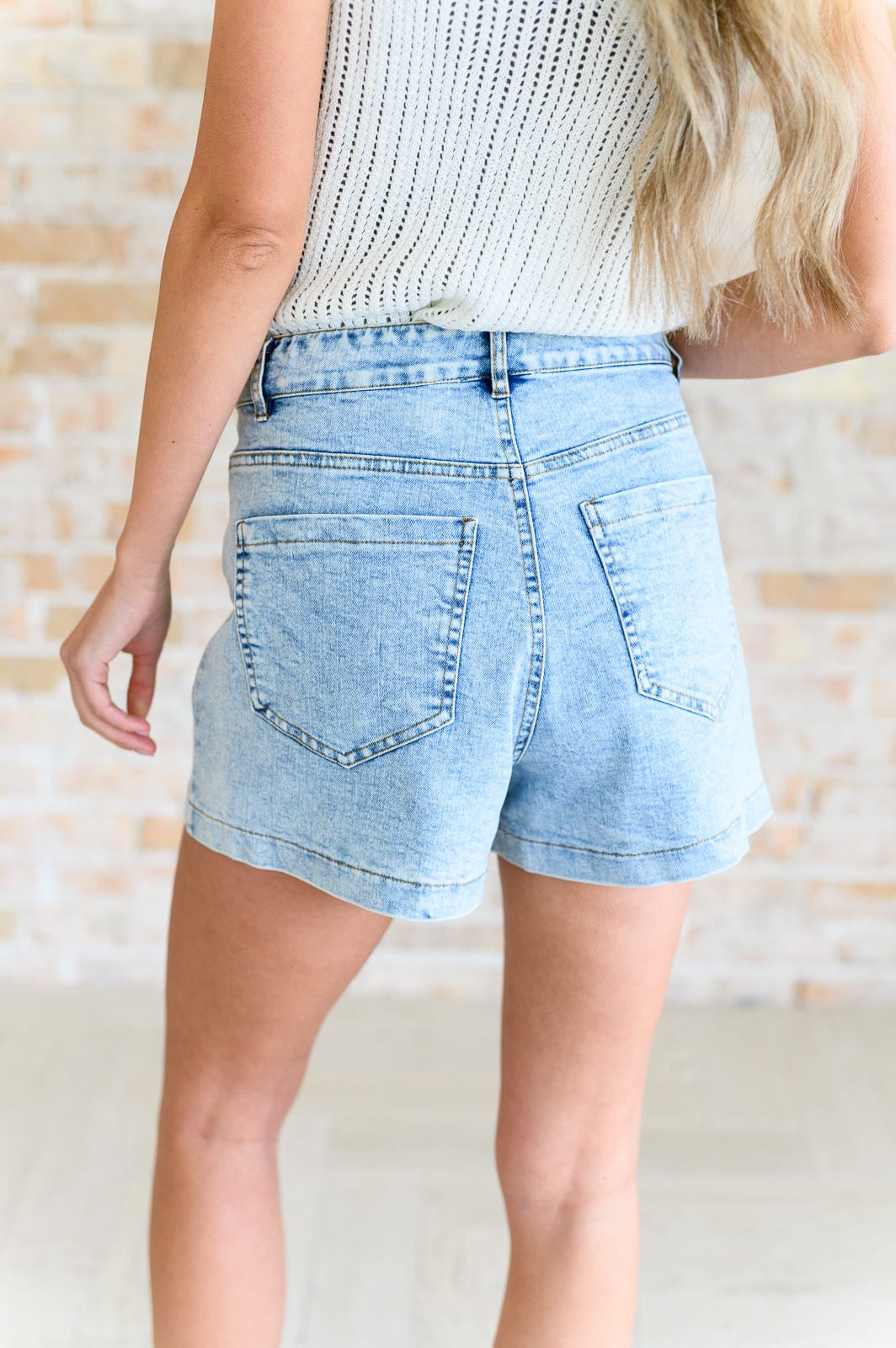 Me Espresso Denim Skort-Denim-Stay Foxy Boutique, Florissant, Missouri